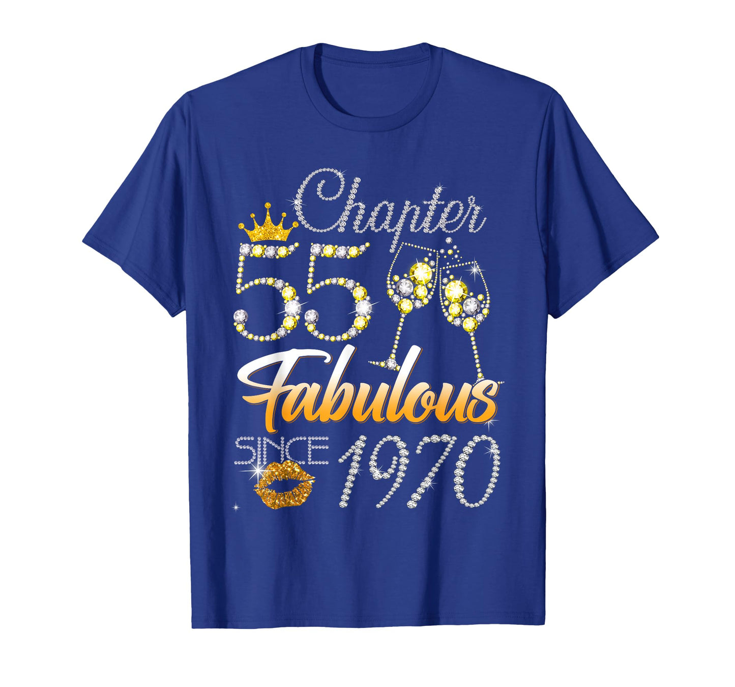 Chapter 55 Fabulous Since 1970 55th Leopard Birthday Queen T-Shirt