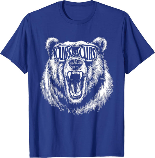Cubs Name Pride Proud Personalized Vintage Bear T-Shirt