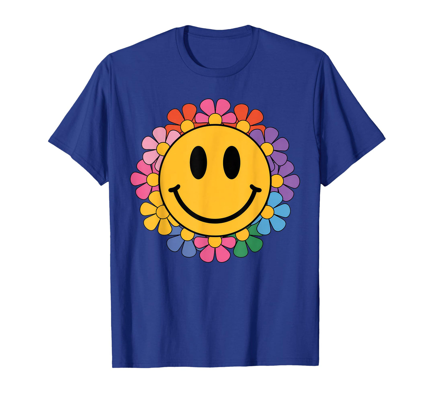 Happy Retro Daisy Smile Face Preppy Aesthetic Men Women Kids T-Shirt