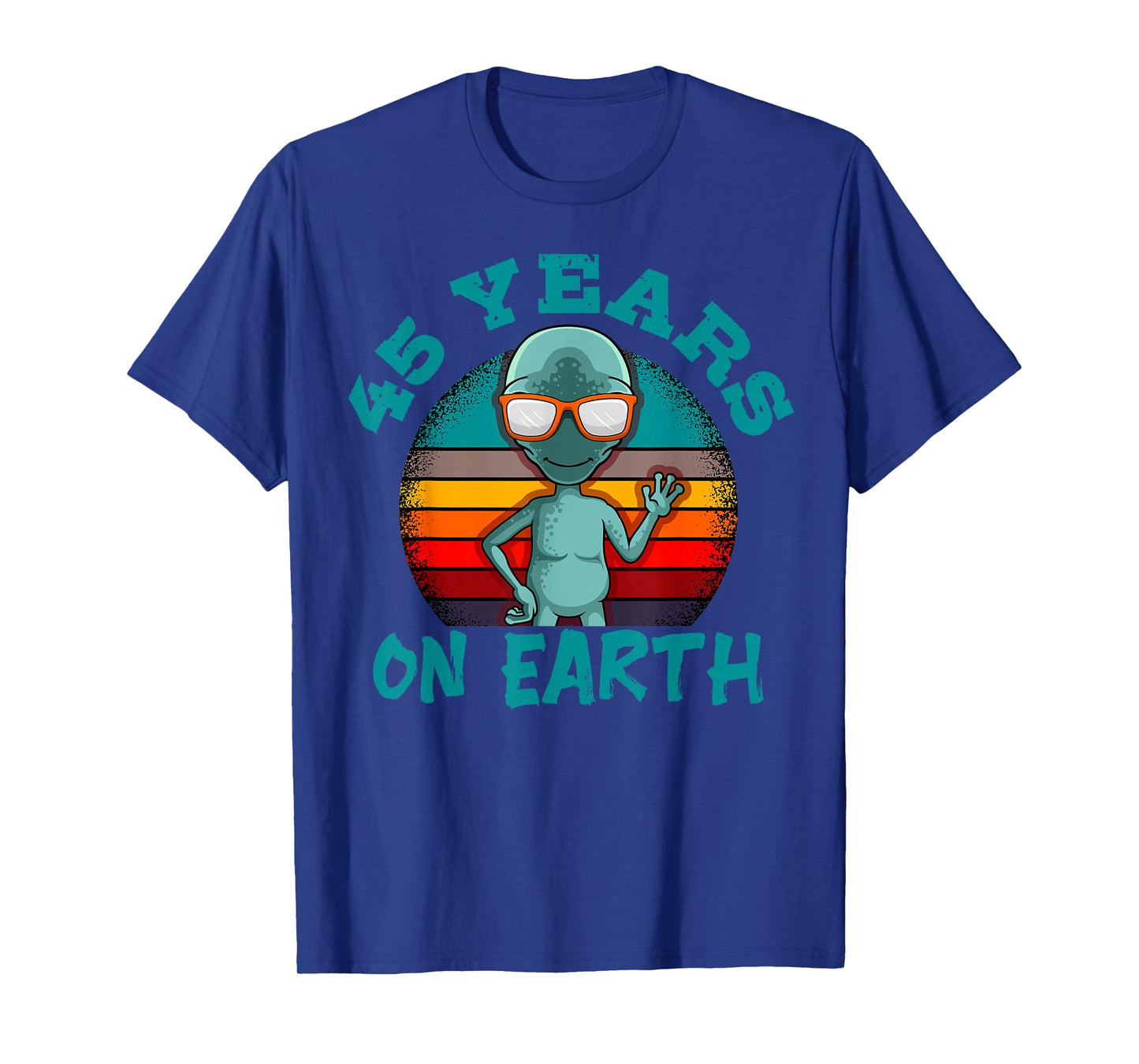 Alien 45th Birthday Party UFO Space Galaxy Traveler Cosmos T-Shirt