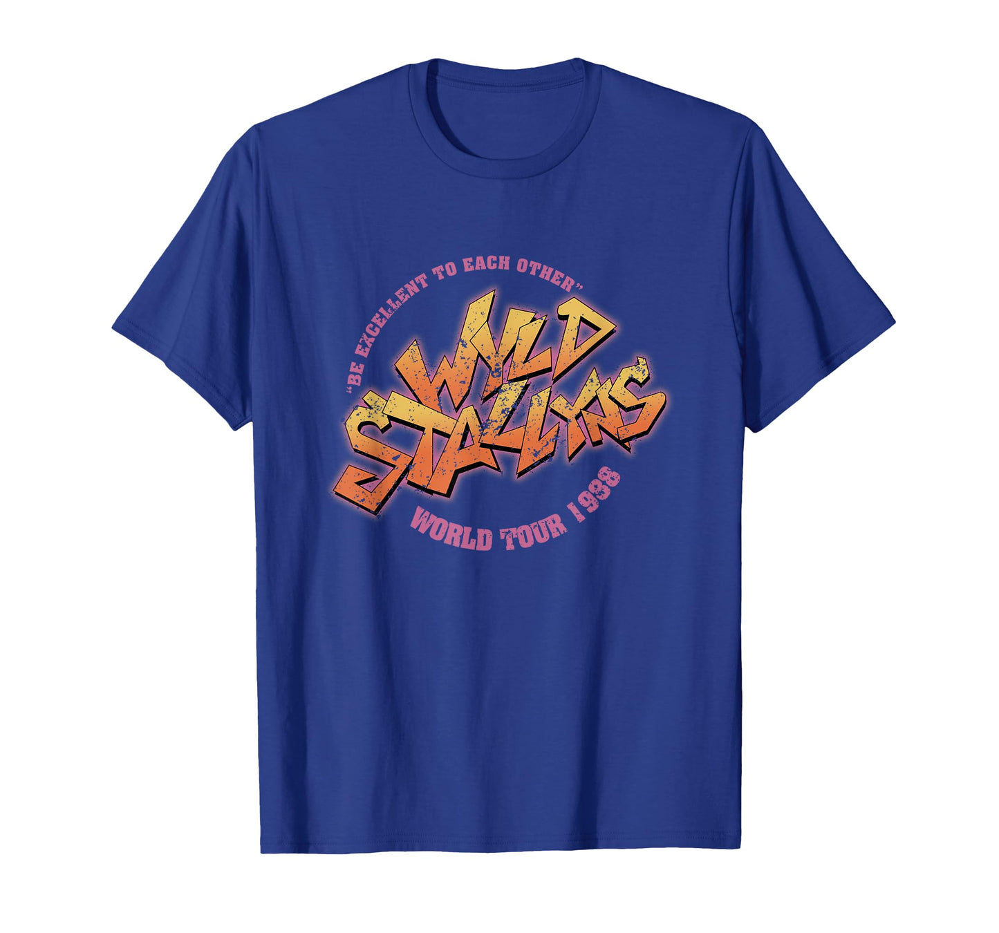 Wyld Retro Funny Tour Stallyns 80s movies T-Shirt