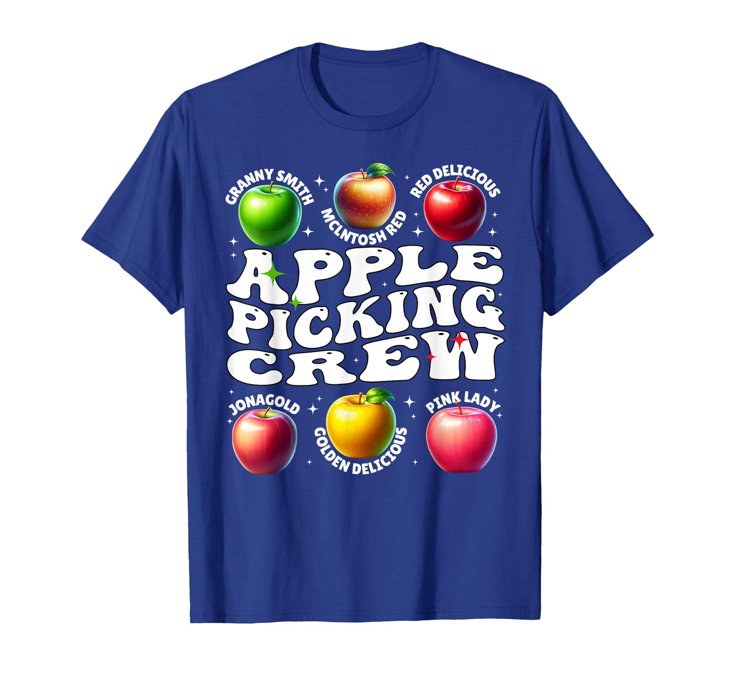 Apple Picking Crew Harvest Season Fall Vibes and Orchard Fun T-Shirt