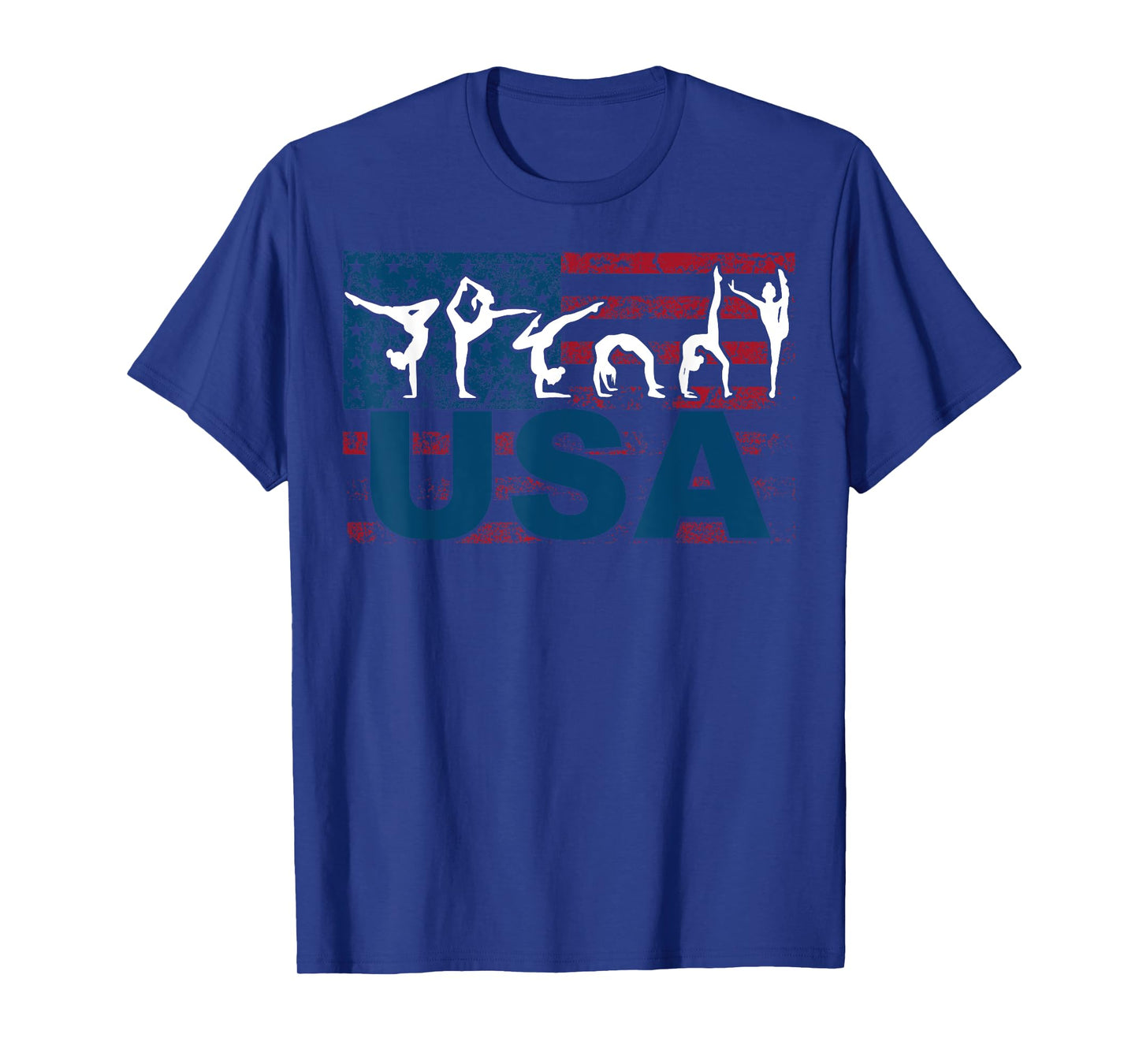 Cute Gymnastics Art For Girls Kids Women Tumbling Gymnast T-Shirt
