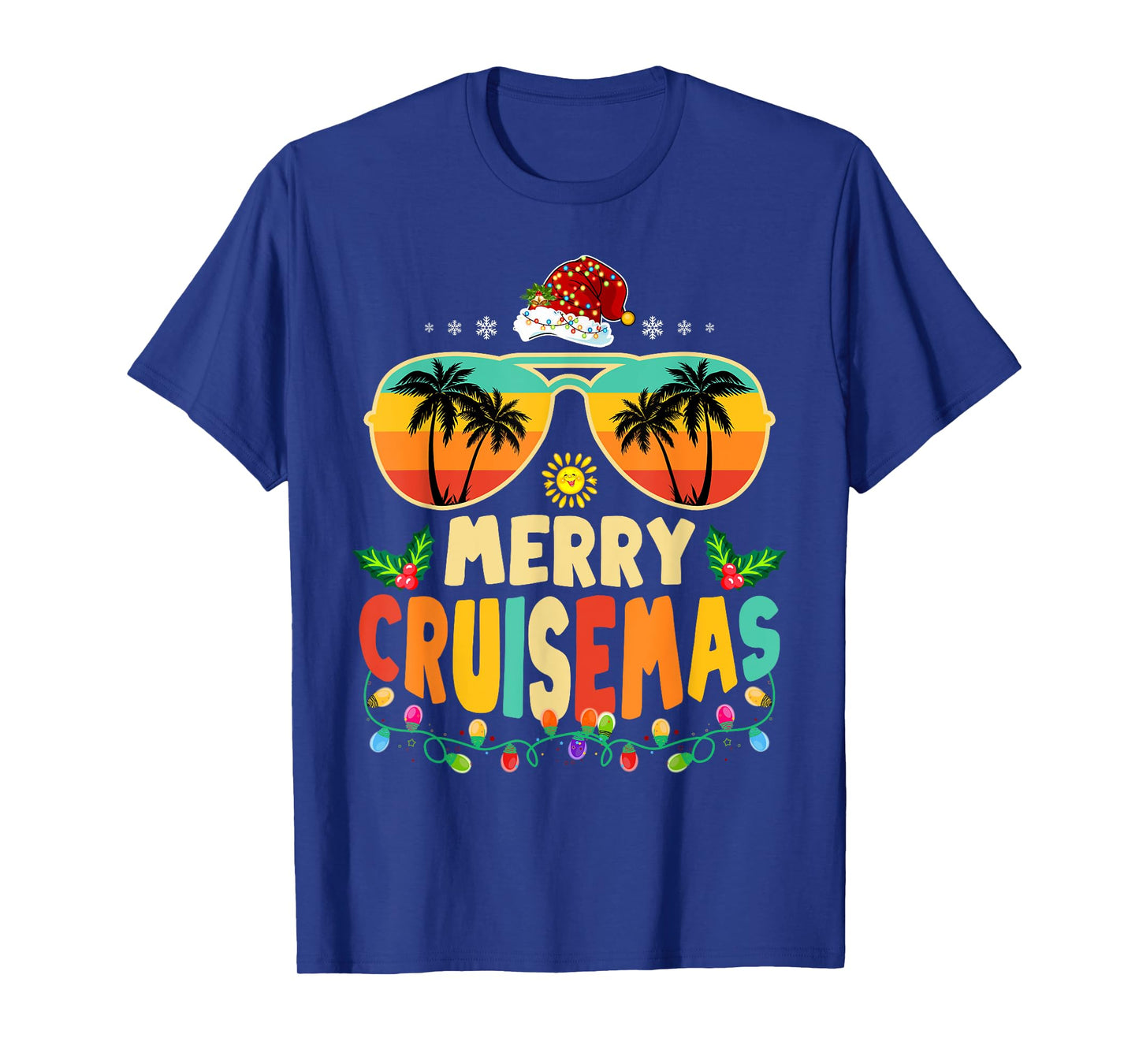 Merry Cruisemas 2025 Christmas Santa Reindeer Cruise T-Shirt
