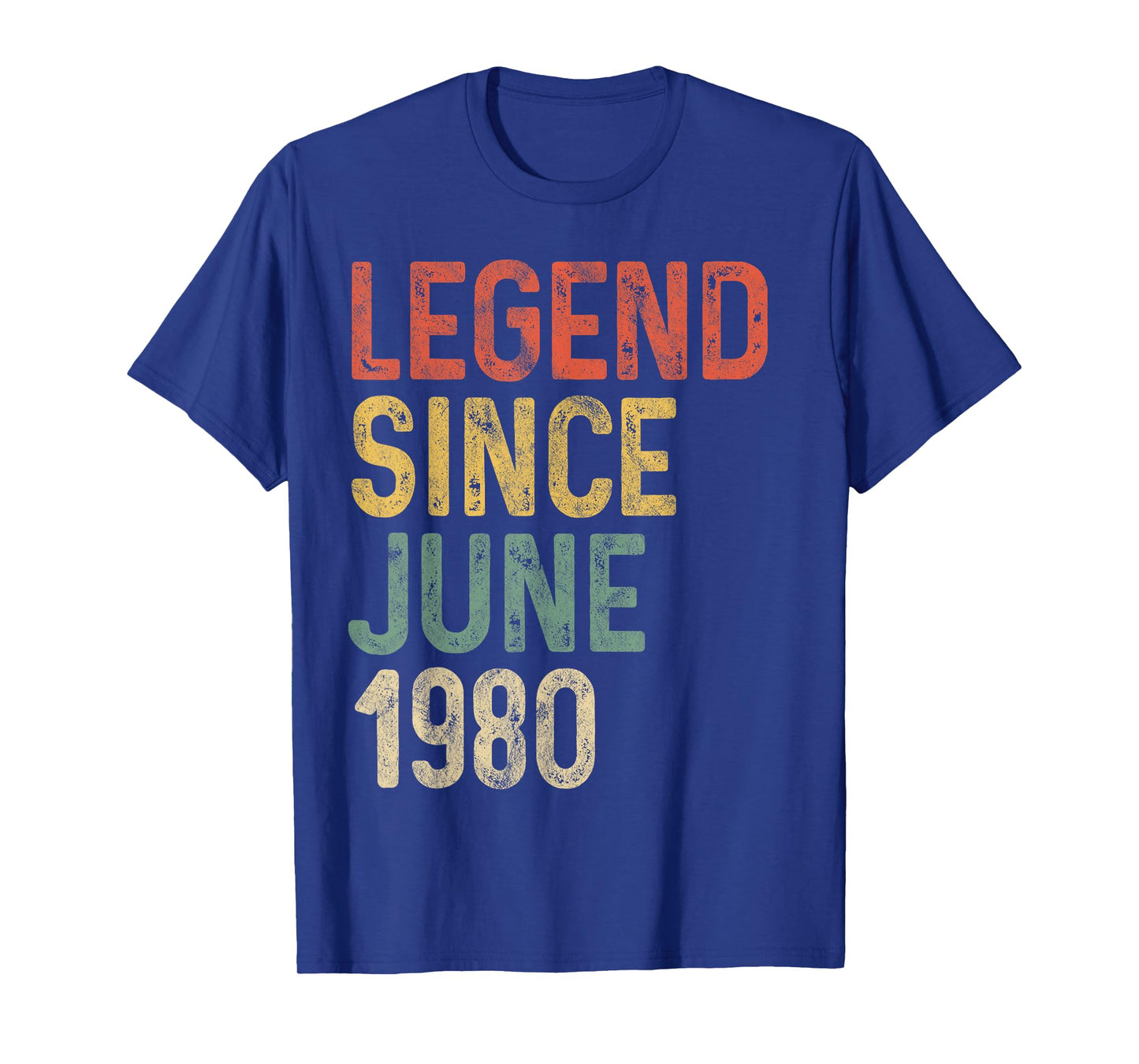 Legend 1980 45th Birthday Gifts for Men Women 45 Year Old T-Shirt