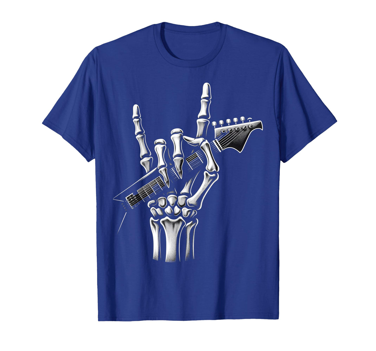 Rock On Skeleton Hand cool Rock Symbol Design T-Shirt
