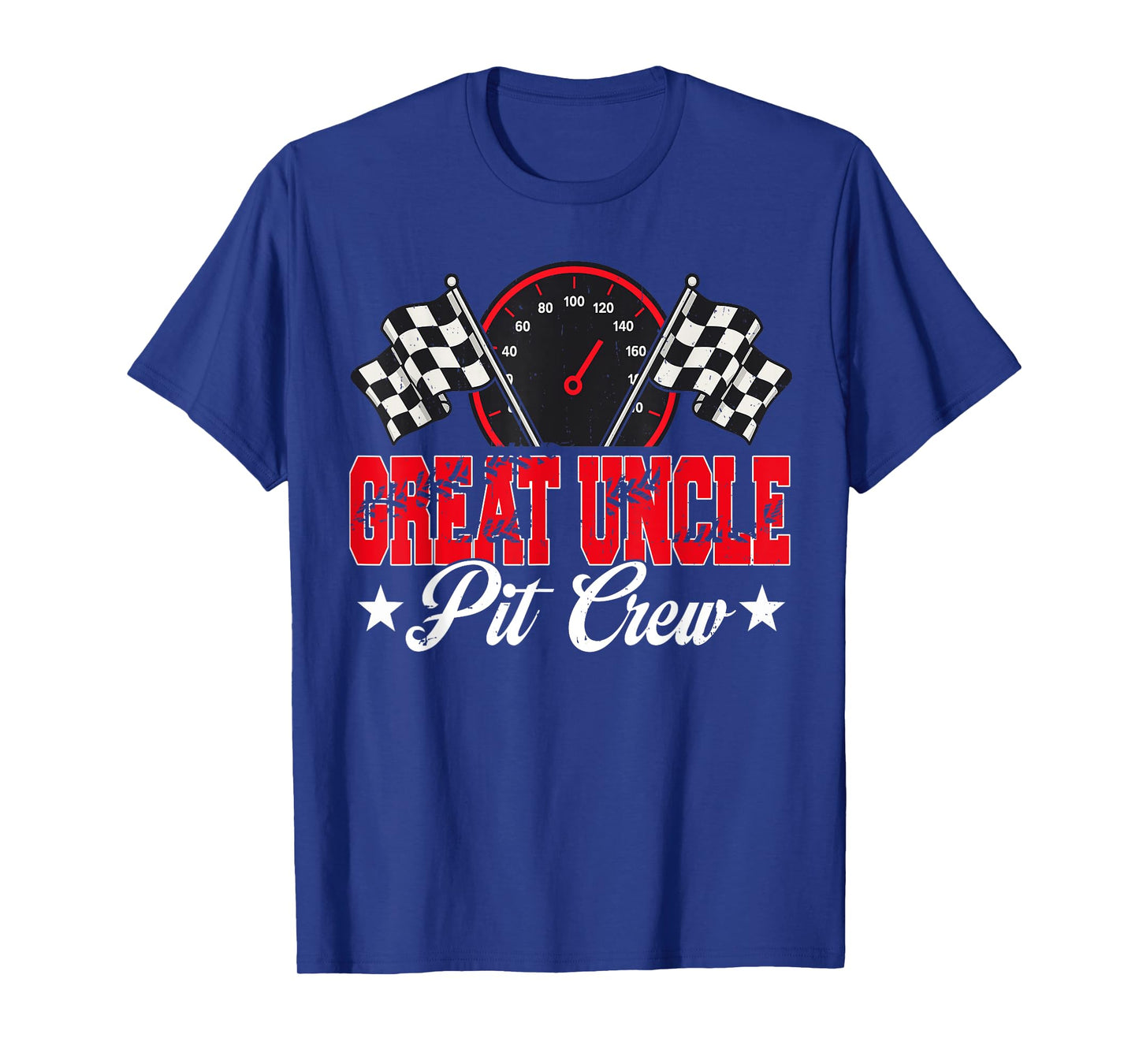 Race Car Birthday Party Racing Family Great Uncle Pit Crew T-Shirt