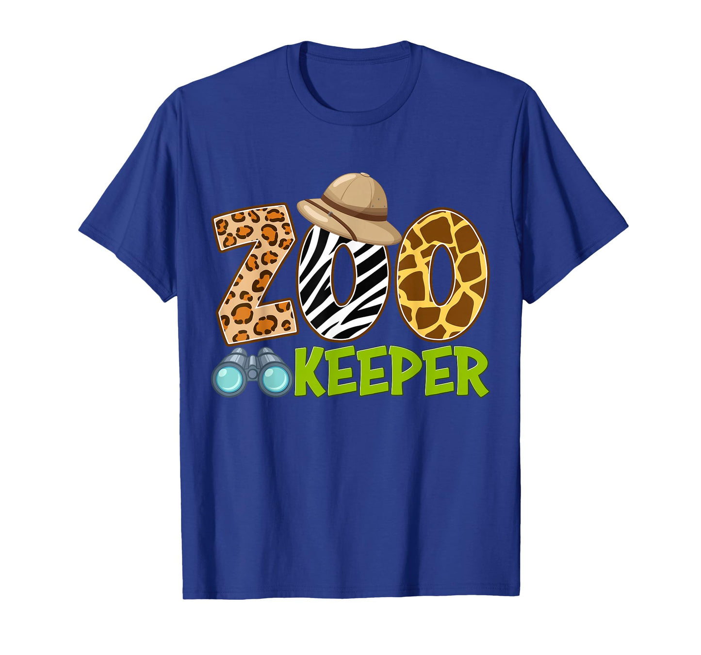 Zookeeper Costume Safari Trip African Savanna Animals Theme T-Shirt