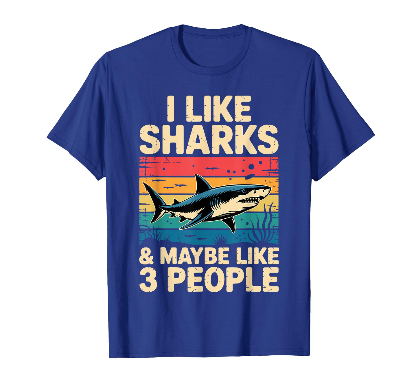Cool Shark Art For Men Women Great White Hammerhead Shark T-Shirt