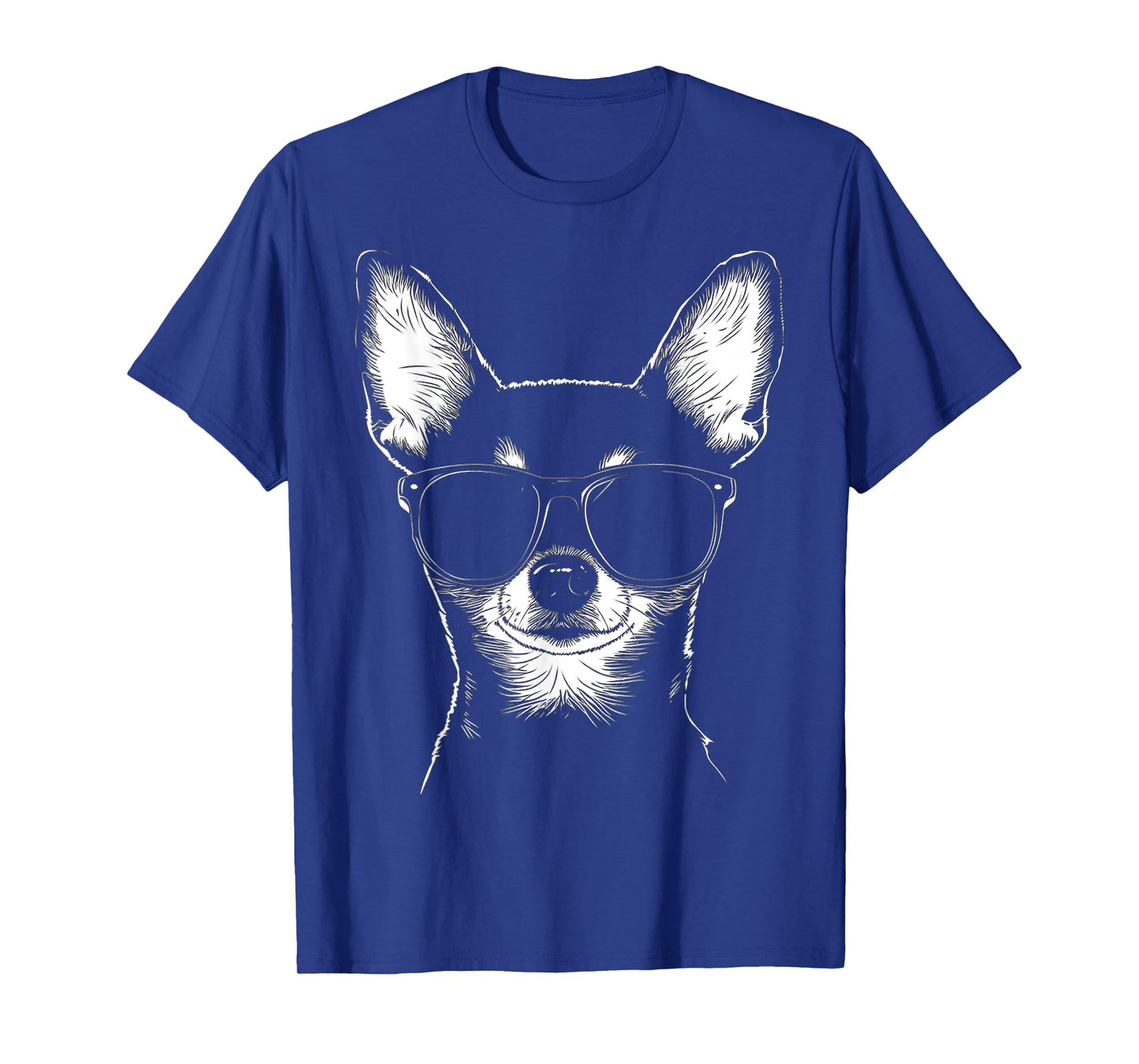 Chihuahua Dog Graphic Pet Artwork Sunglasses Chihuahua T-Shirt