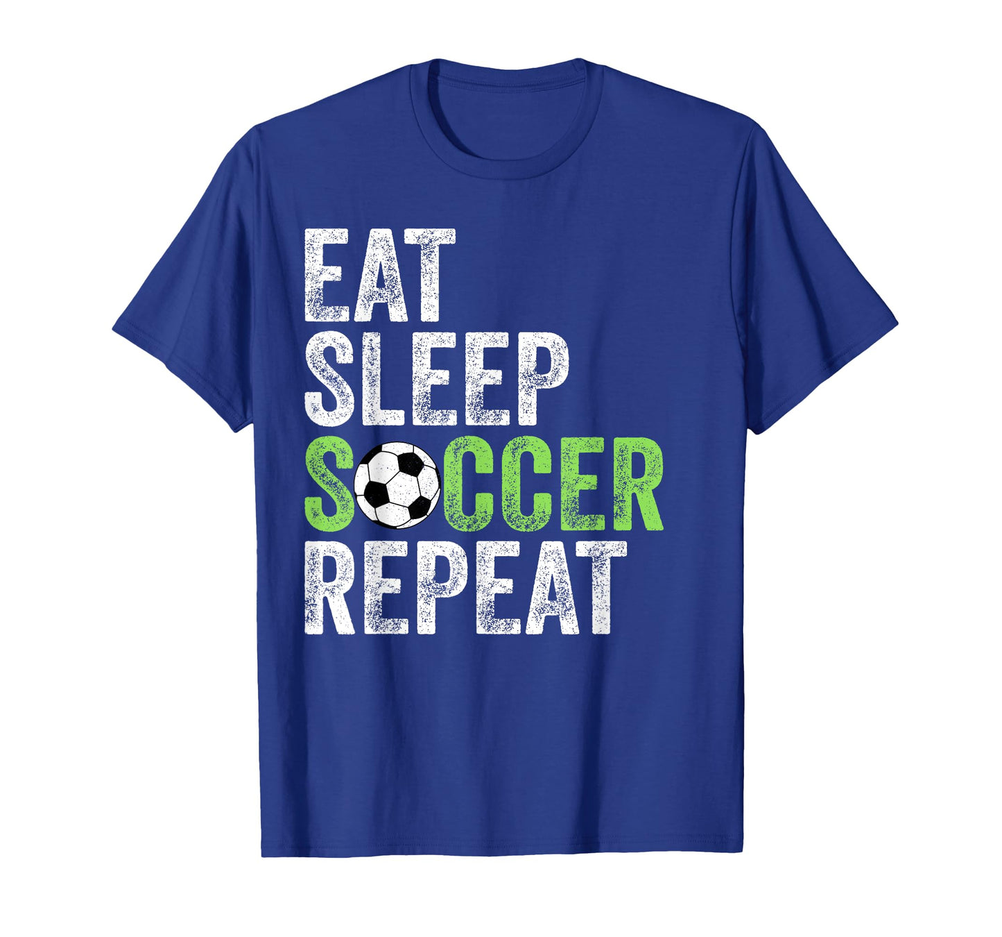 Eat Sleep Soccer Repeat Shirt Cool Sport Player Vintage T-Shirt