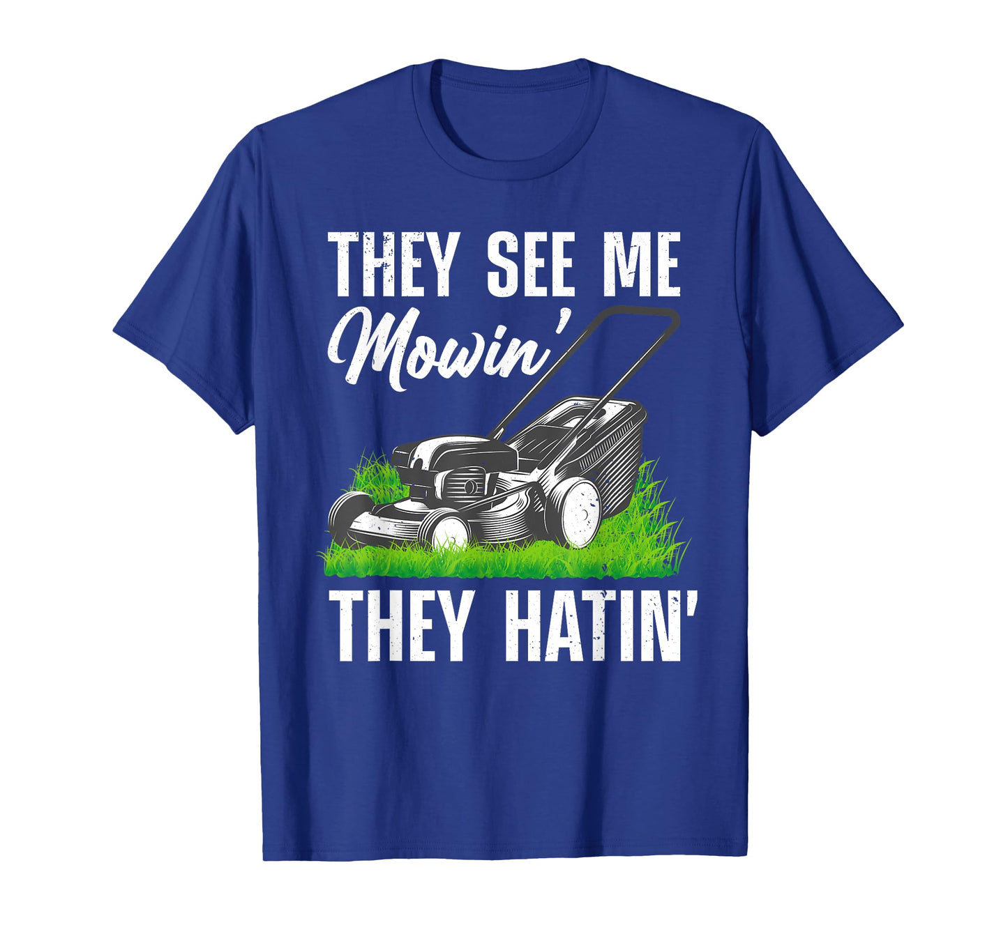 Lawn Mower Novelty For Men Women Kids Landscaper Lawn Mowing T-Shirt