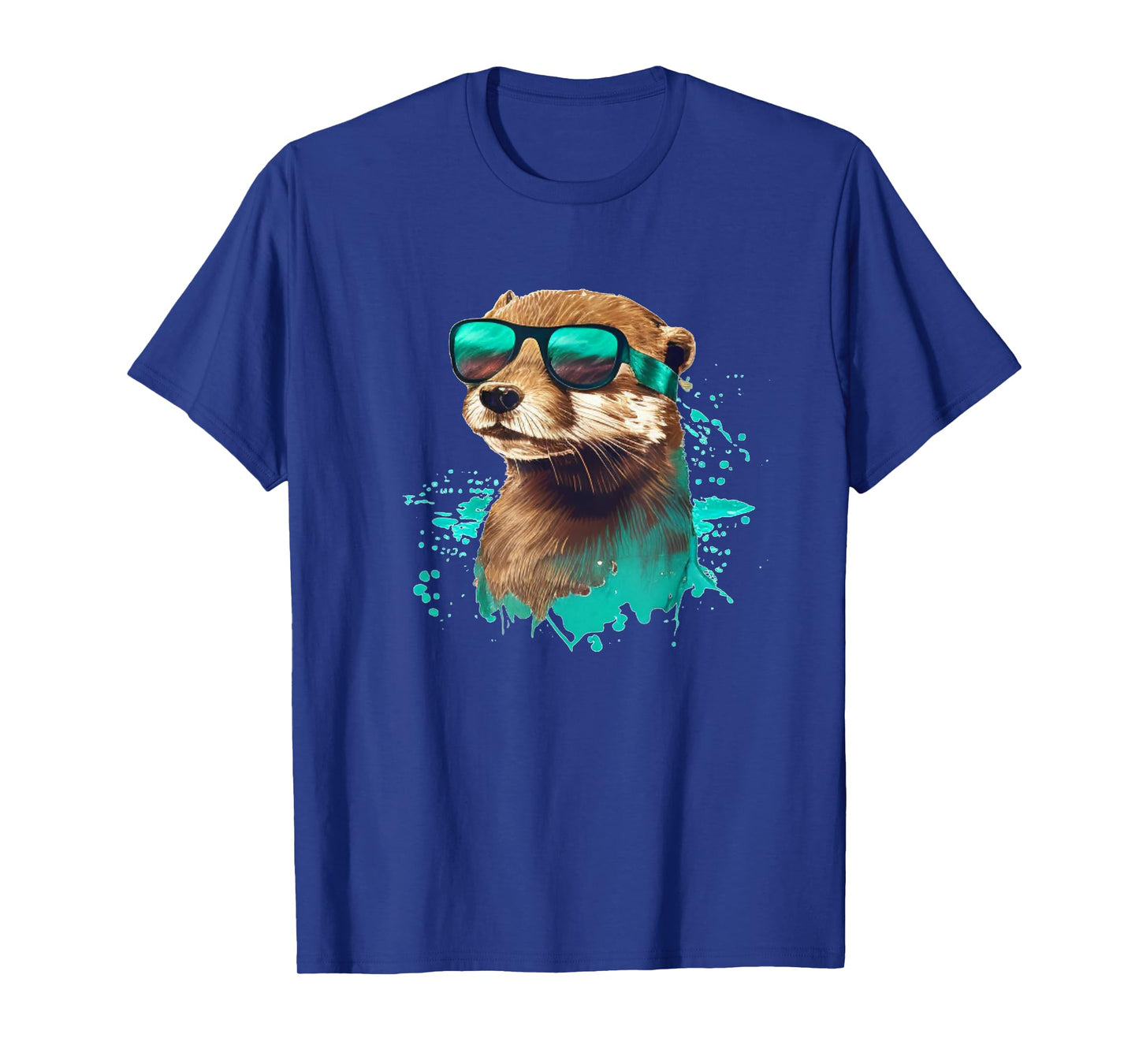 Funny looking Otter with Sunglasses T-Shirt