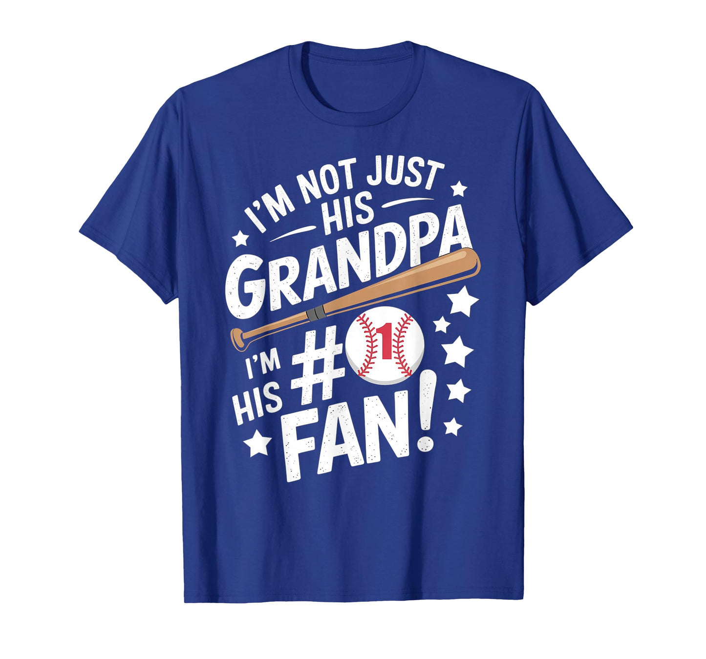 Baseball Grandpa Fan Supporter T-Shirt