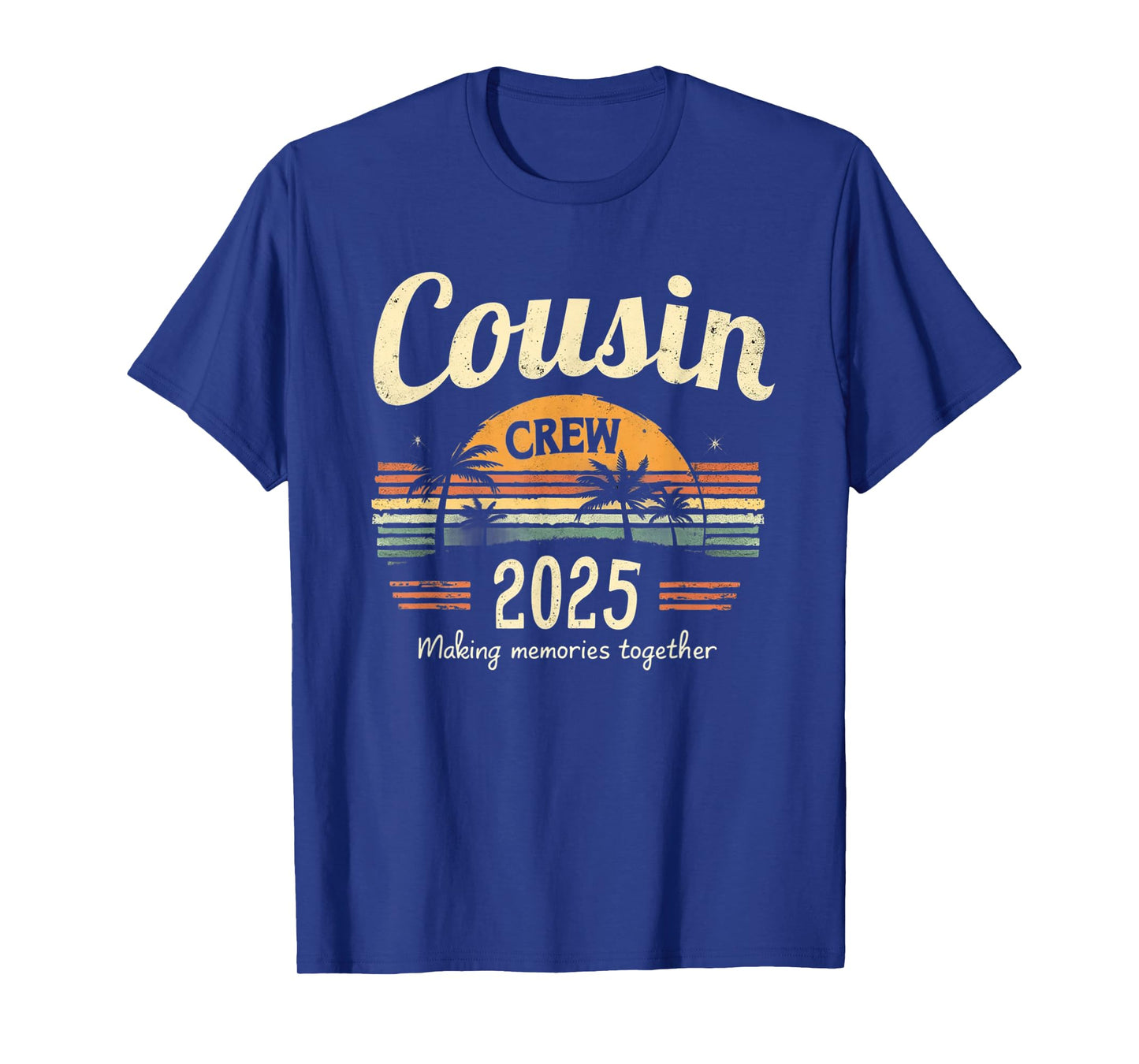 Cousin Crew 2025 Summer Vacation Beach Family Trip Memory T-Shirt