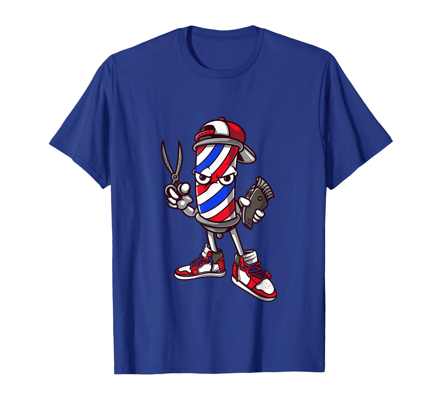 Barber Vintage Cool Outfit Hairdresser Gift Barbershop T-Shirt