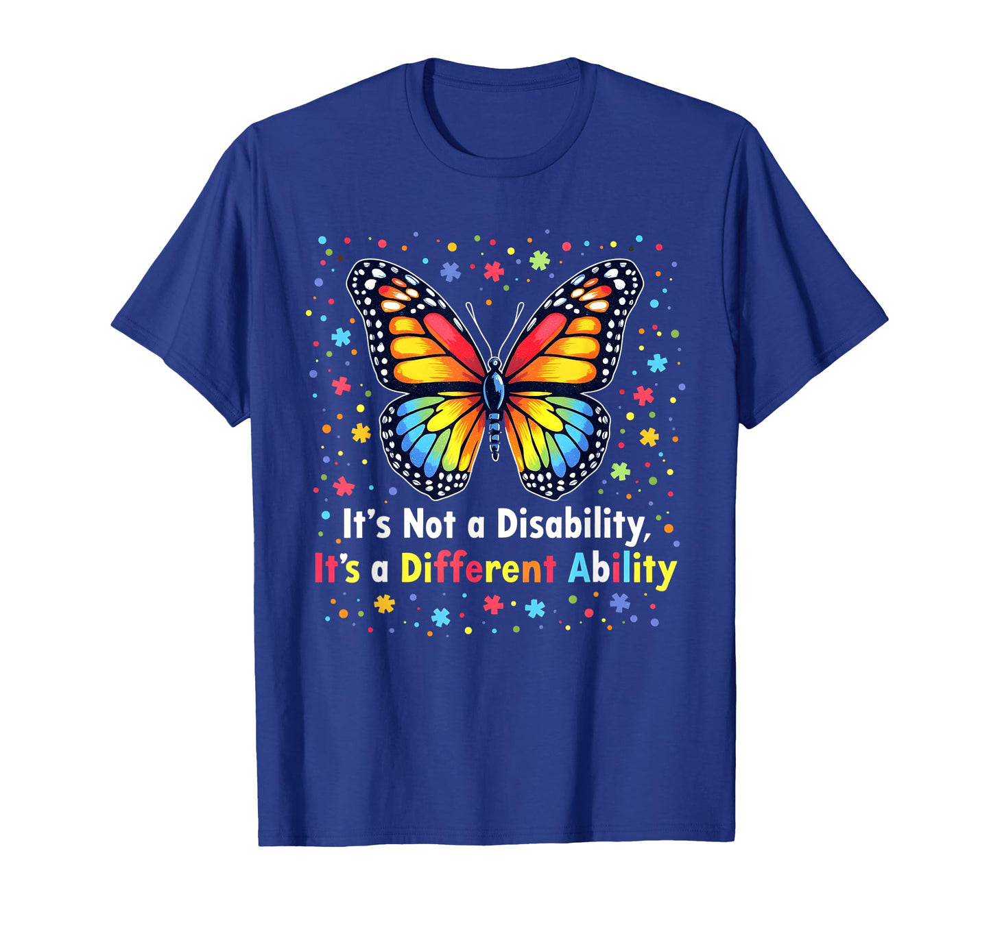 It's Not A Disability It's A Different Ability Handicapped T-Shirt