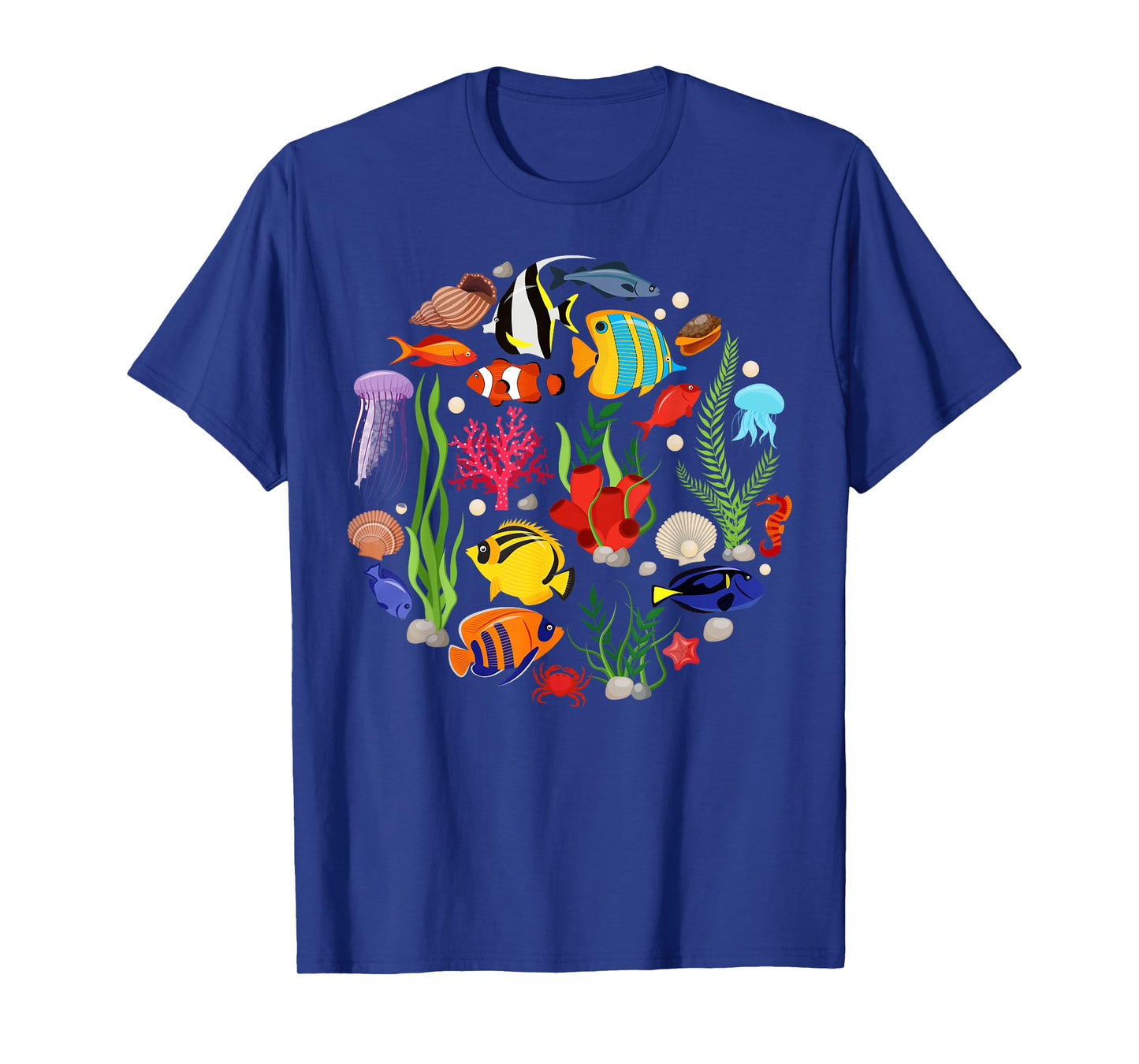 Cute Sea Animal Oceans Clownfish Aquarium Toddler Boy Girl T-Shirt