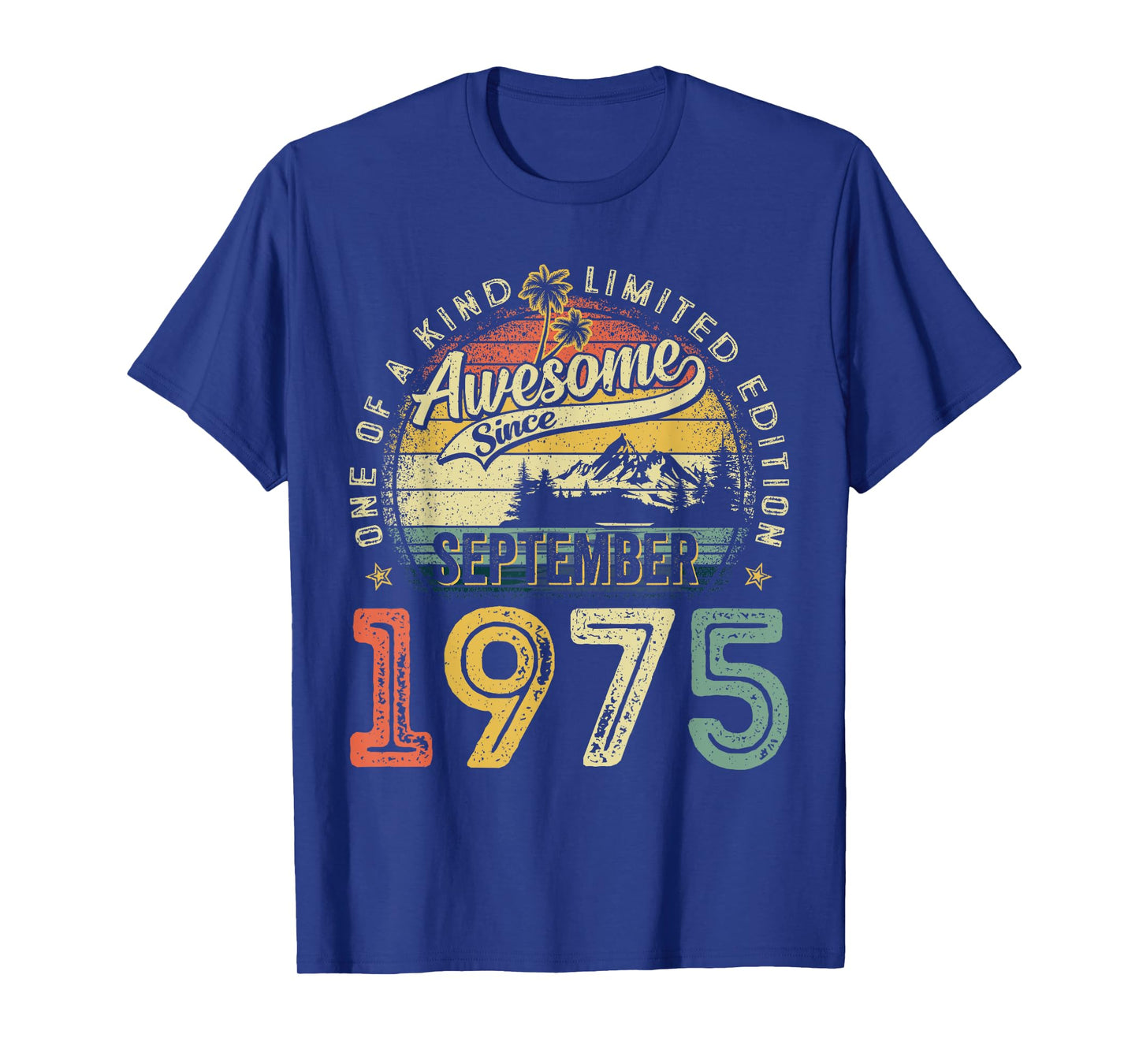 50 Year Old Awesome since September 1975 50th Birthday Gifts T-Shirt