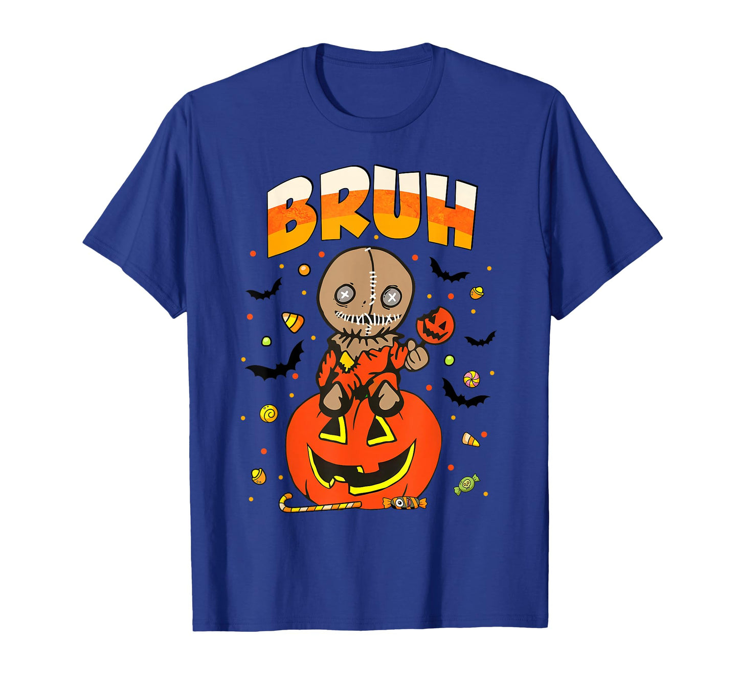 Trick or Treat Cute Sam Funny Bruh Halloween Costume 2024 T-Shirt