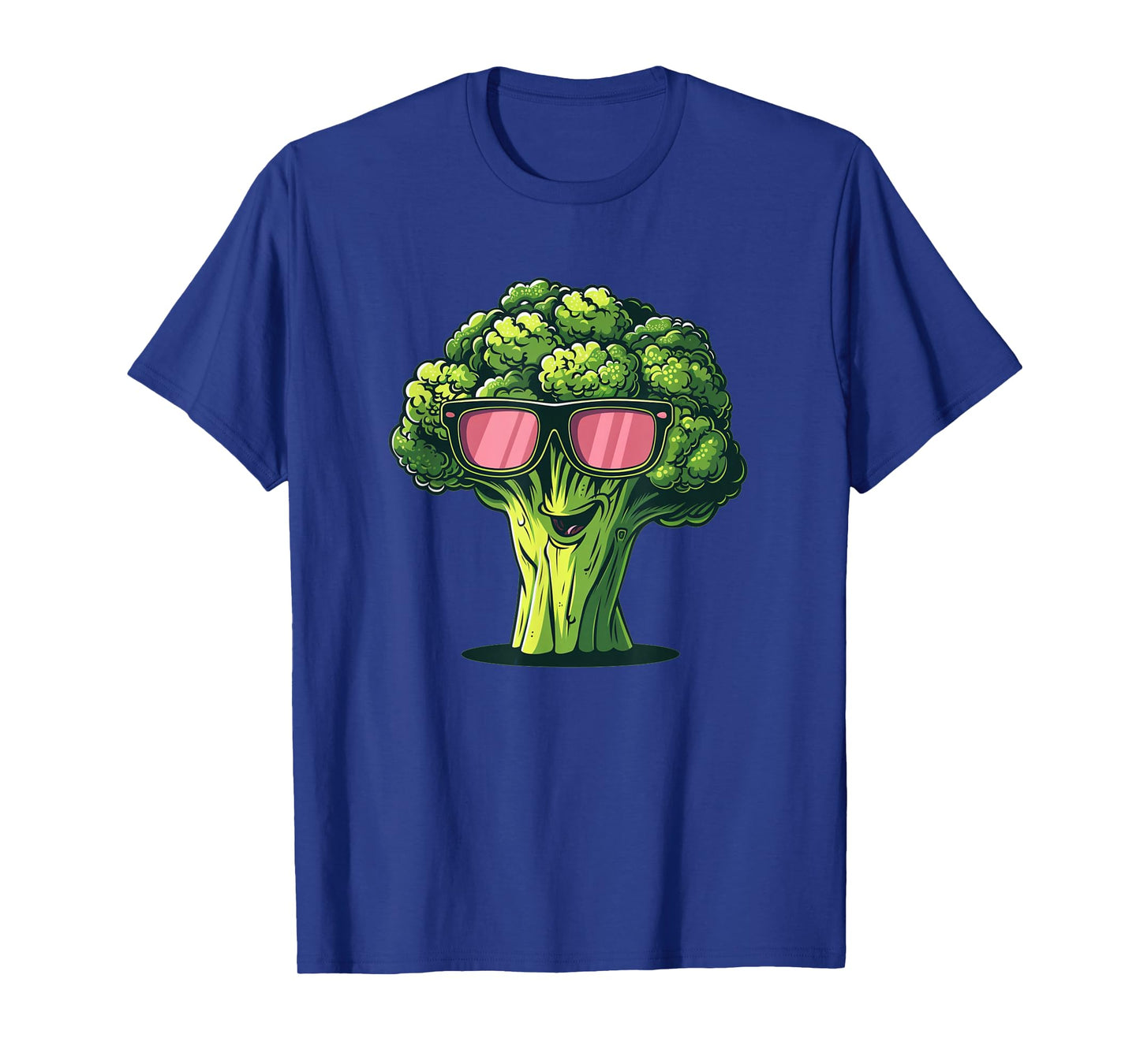 Funny Broccoli Face with Sunglasses Costume T-Shirt