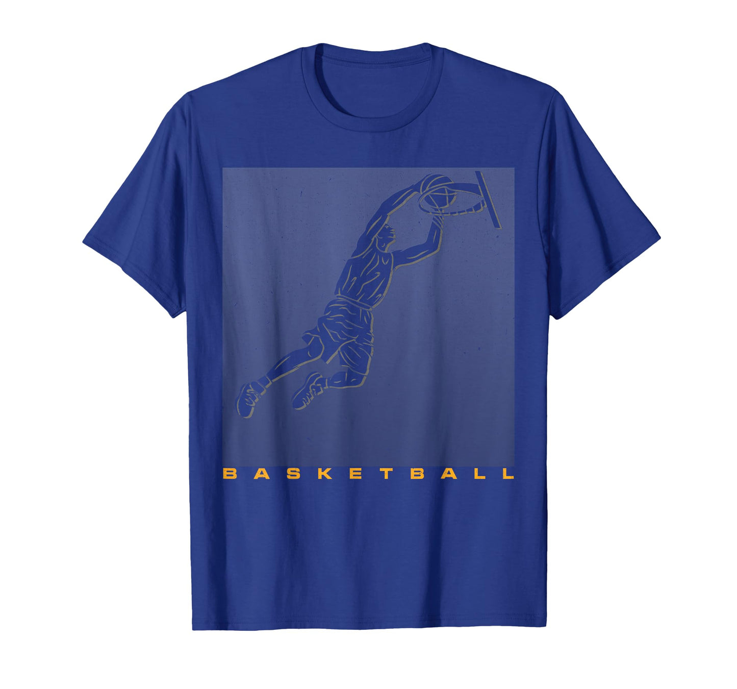 Vintage Retro Love Basketball, Basketball Player Silhouette T-Shirt