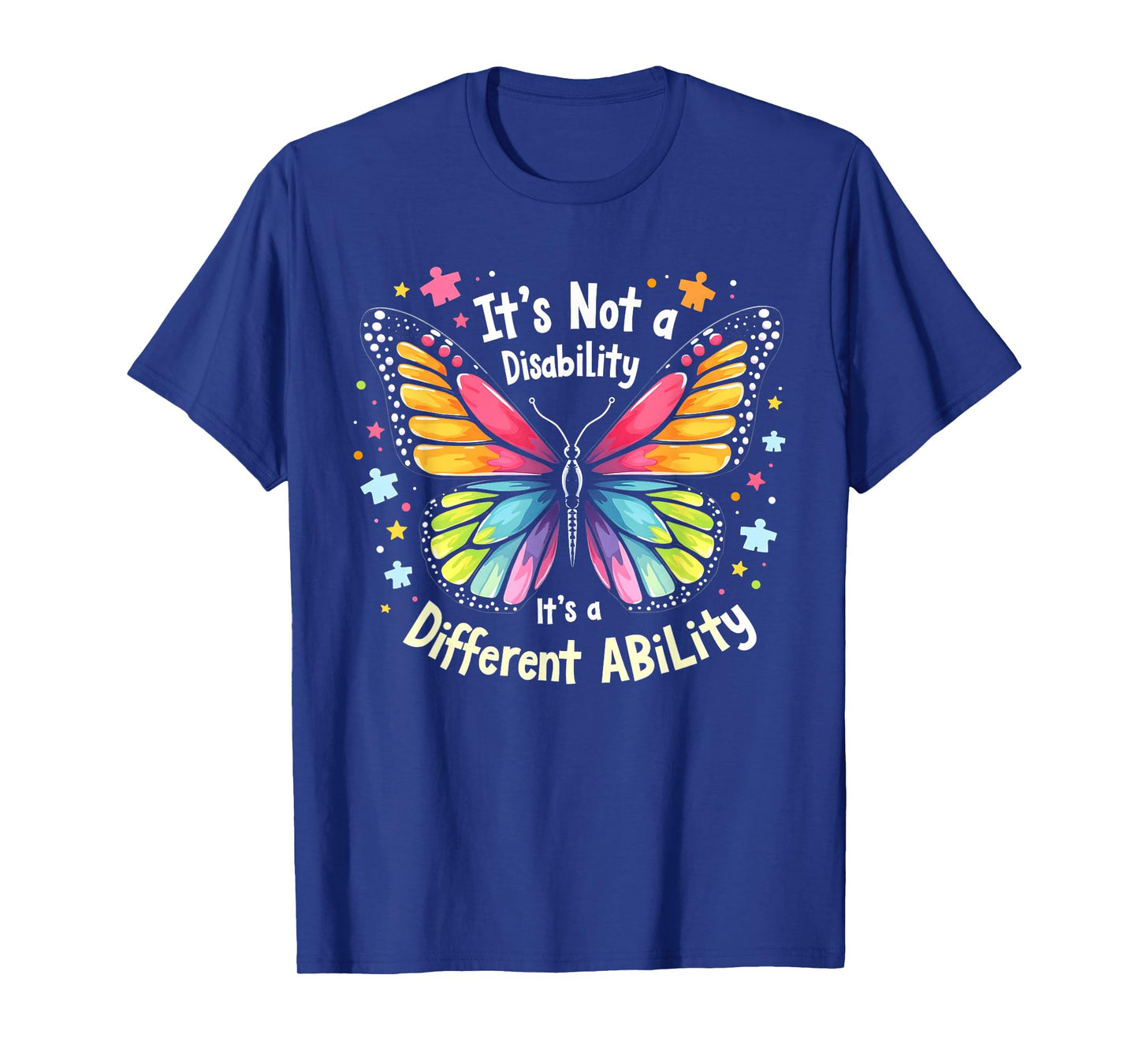 It's Not A Disability It's A Different Ability Handicapped T-Shirt