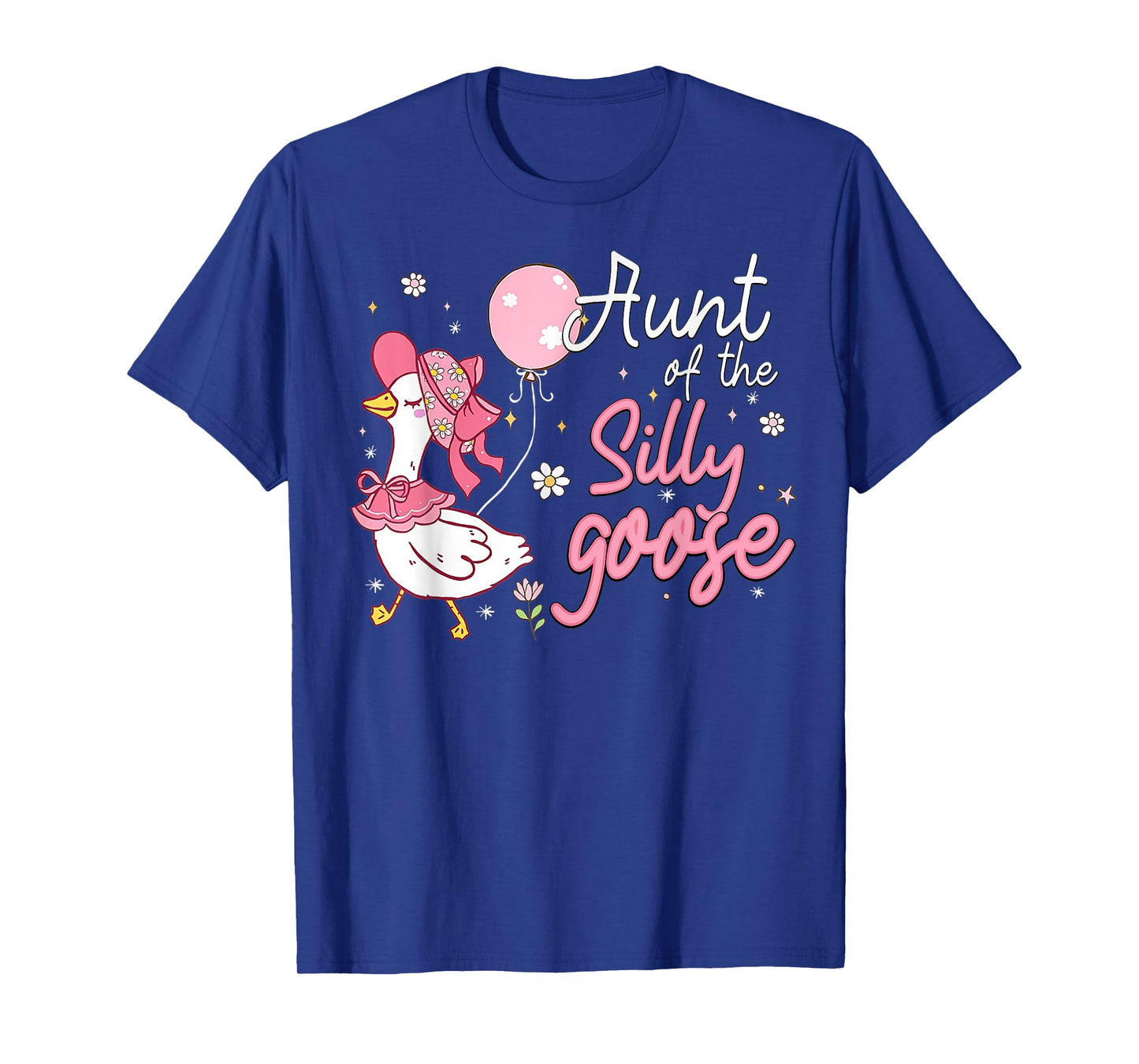 One Silly Goose Auntie 1st First Birthday Family Matching T-Shirt