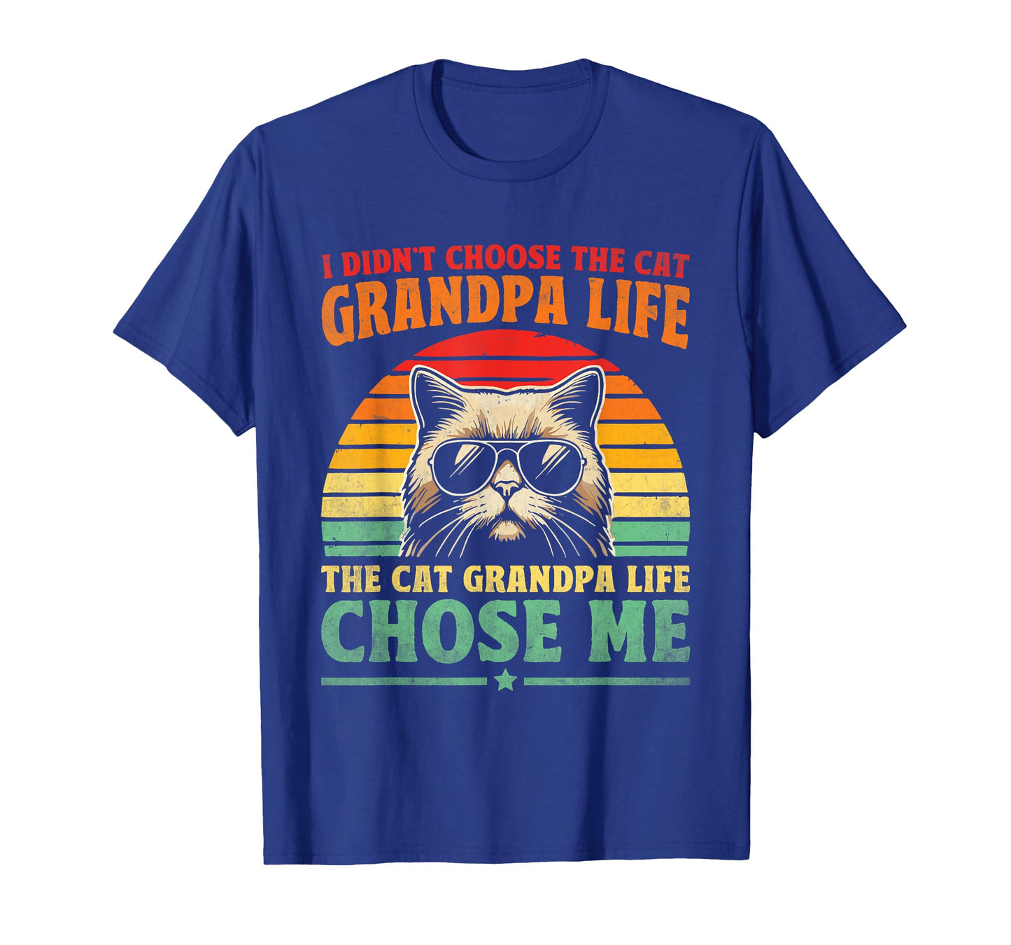 Cat Grandpa Life Cat Lover Grandpa Cat Grandfather T-Shirt for Men