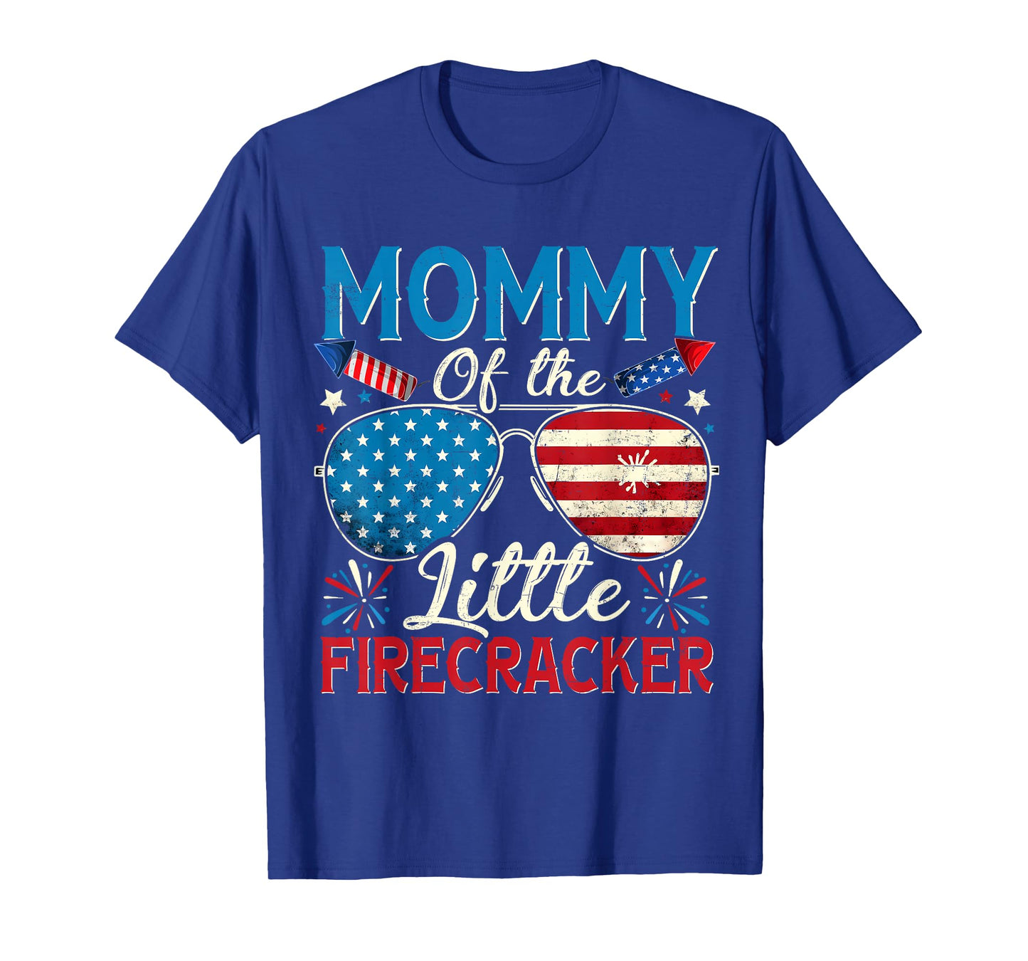 Mommy Of The Little Firecracker 4th Of July Mom Women T-Shirt