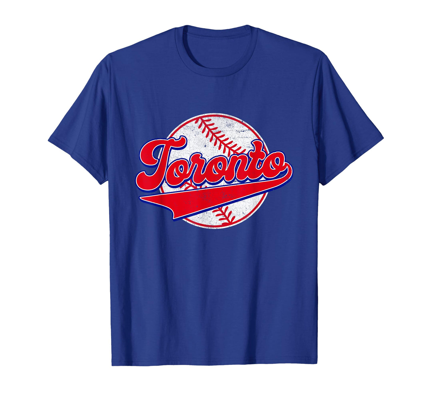 Toronto Cityscape Vintage Baseball Men Women Kids T-Shirt