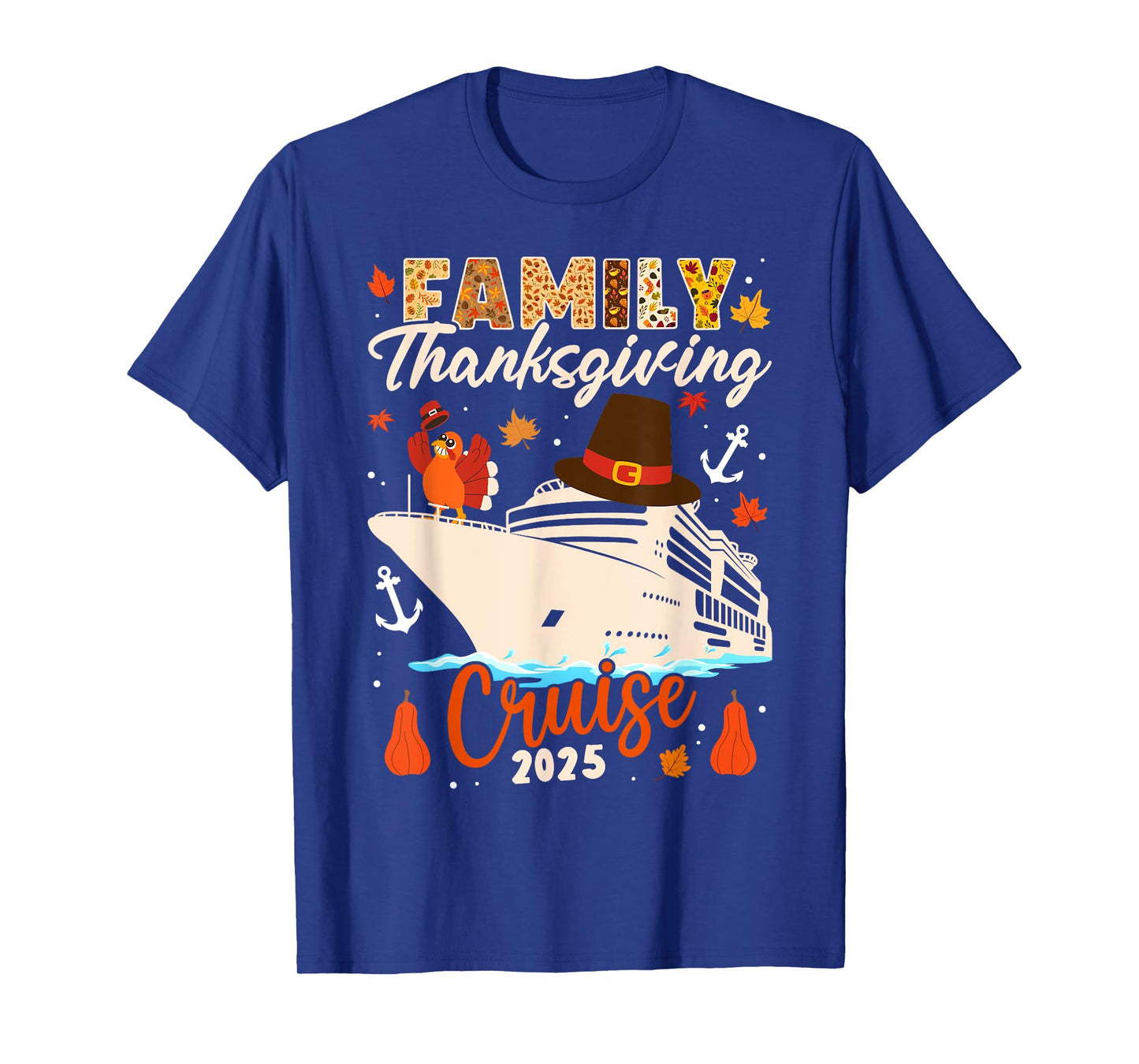 Matching Autumn Cruise Squad Family Thanksgiving Cruise 2025 T-Shirt
