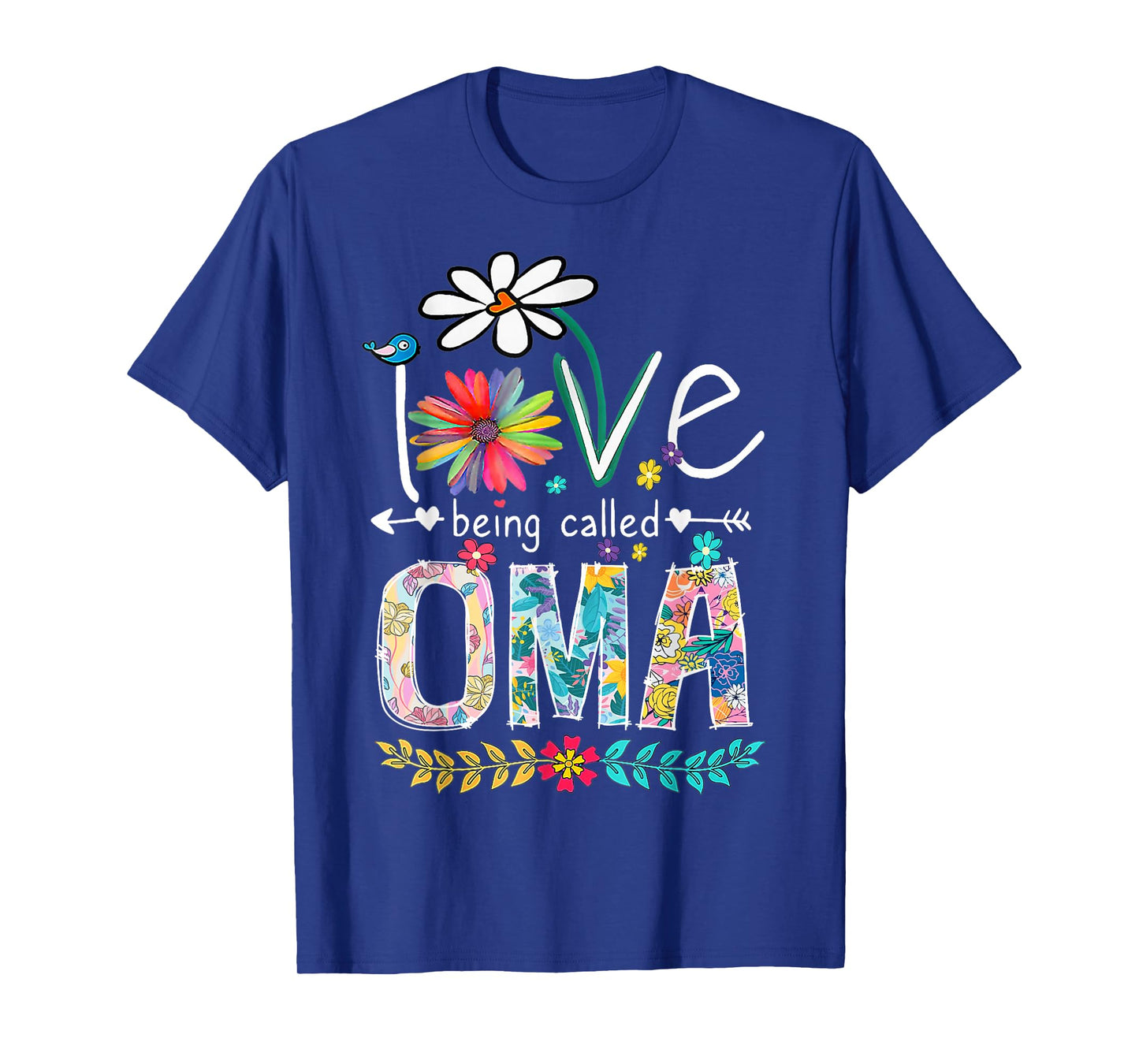 I Love Being Called Oma Sunflower T-Shirt