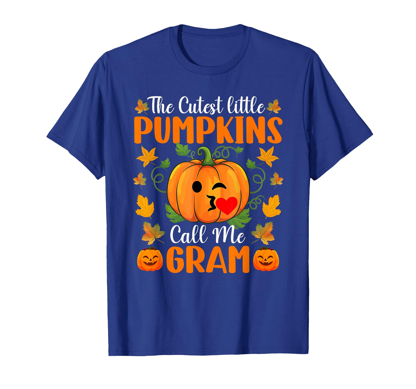 The Cutest Little Pumpkins Call Me Gram Shirt Halloween T-Shirt