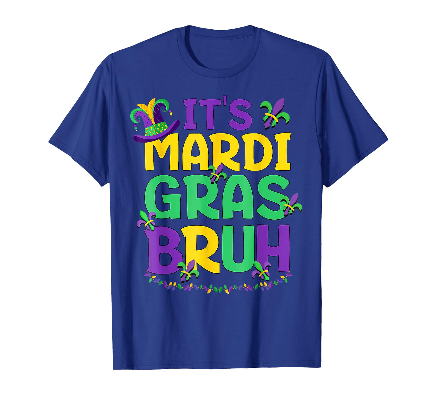 Bruh Mardi Gras Teens Boys Kids Mardi Gras T-Shirt