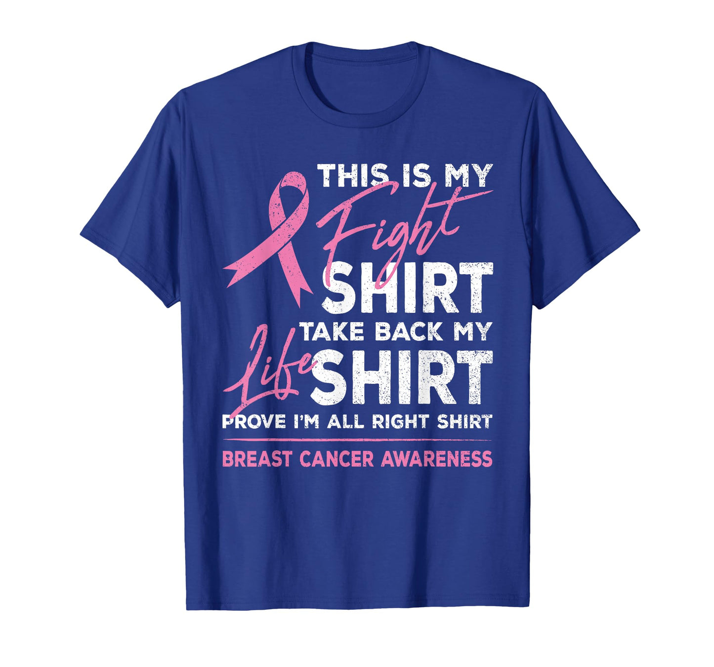 This Is My Fight Shirt Breast Cancer Awareness Pink Ribbon T-Shirt