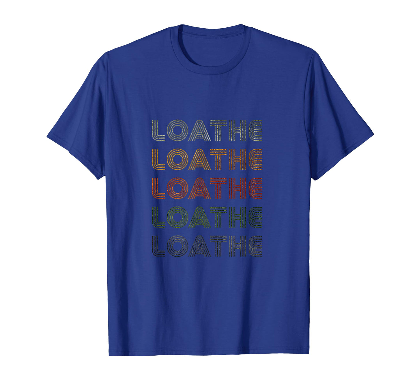 Love Heart Loathe Tee Grunge Vintage Style Black Loathe T-Shirt