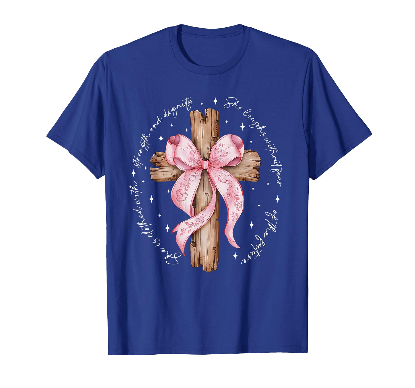 Coquette Bow Christian Jesus Autumn Fall Leaves Thanksgiving T-Shirt