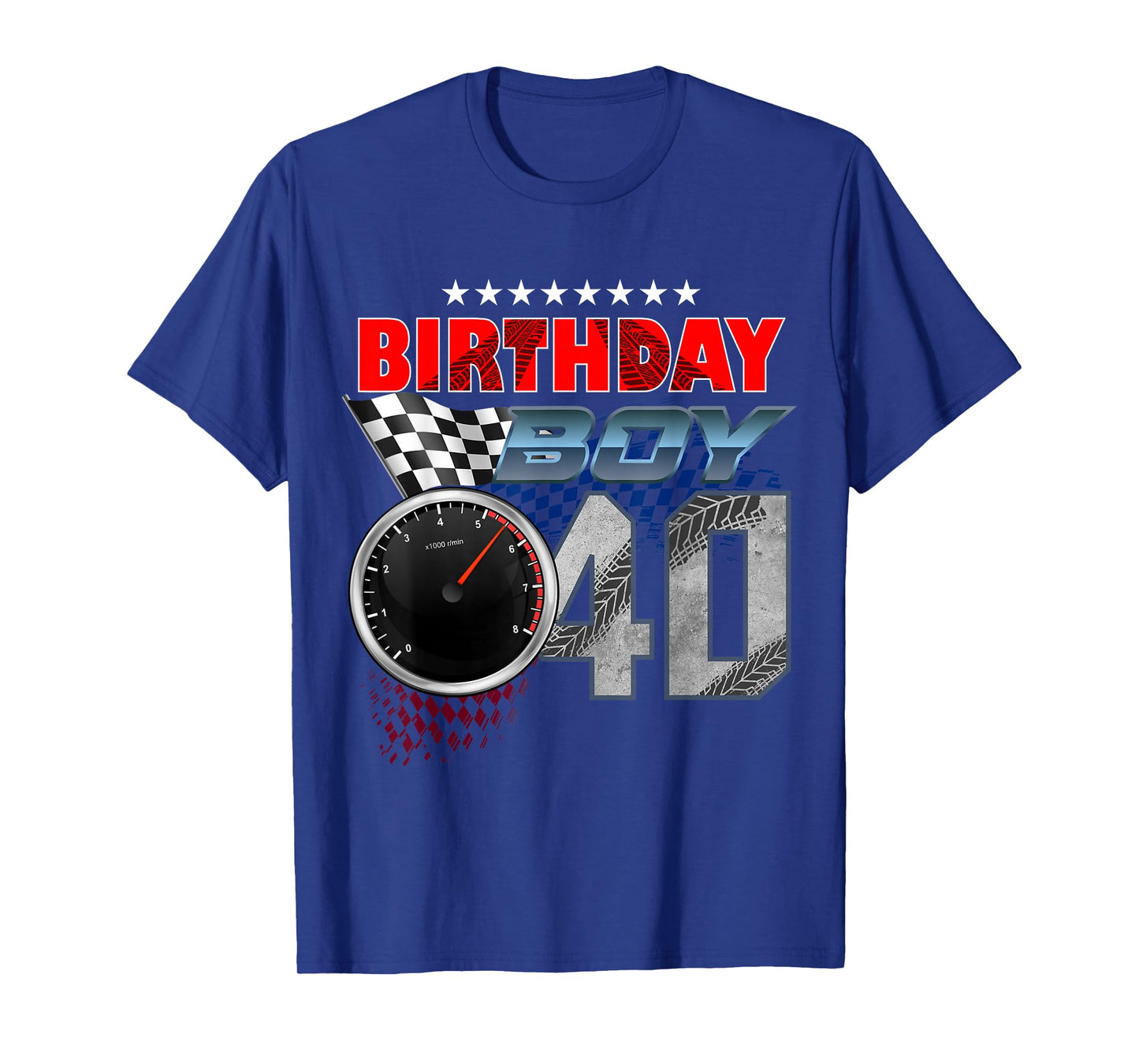Racing Car 40th Birthday Boy Race Car Driver 40 Year Old T-Shirt
