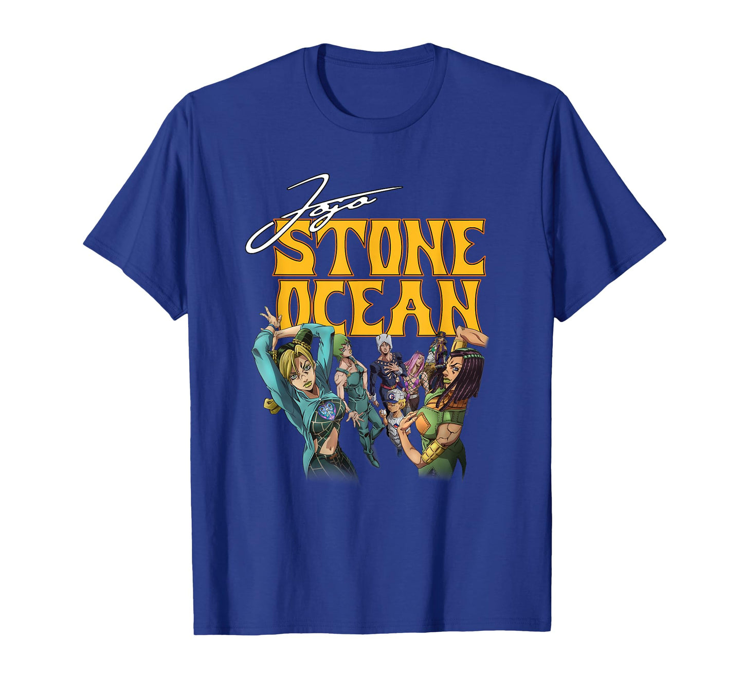 JoJo's Bizarre Adventure Stone Ocean Character Group Anime T-Shirt