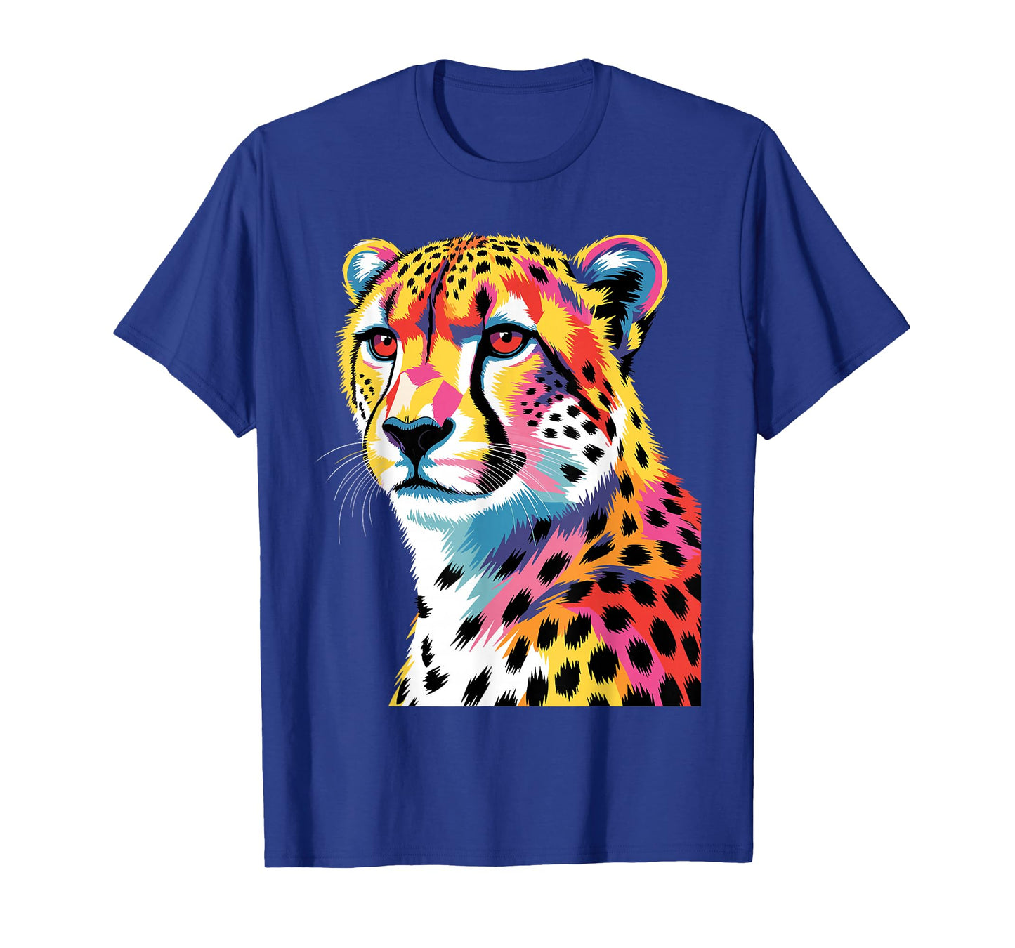 Cool Cheetah Art for Men Women Kid Zoo Animal Safari Cheetah T-Shirt