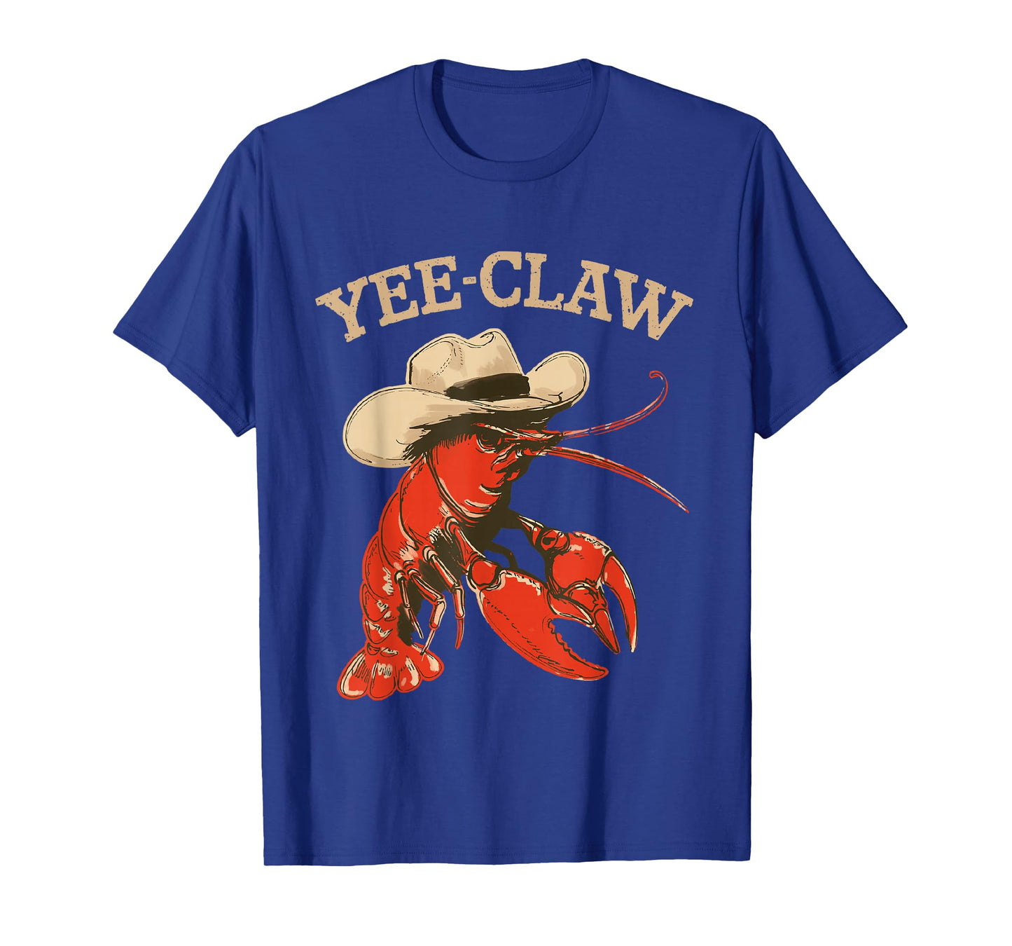 Yeeclaw Western Cowboy Crawfish Boil Summer Seafood Lobster T-Shirt