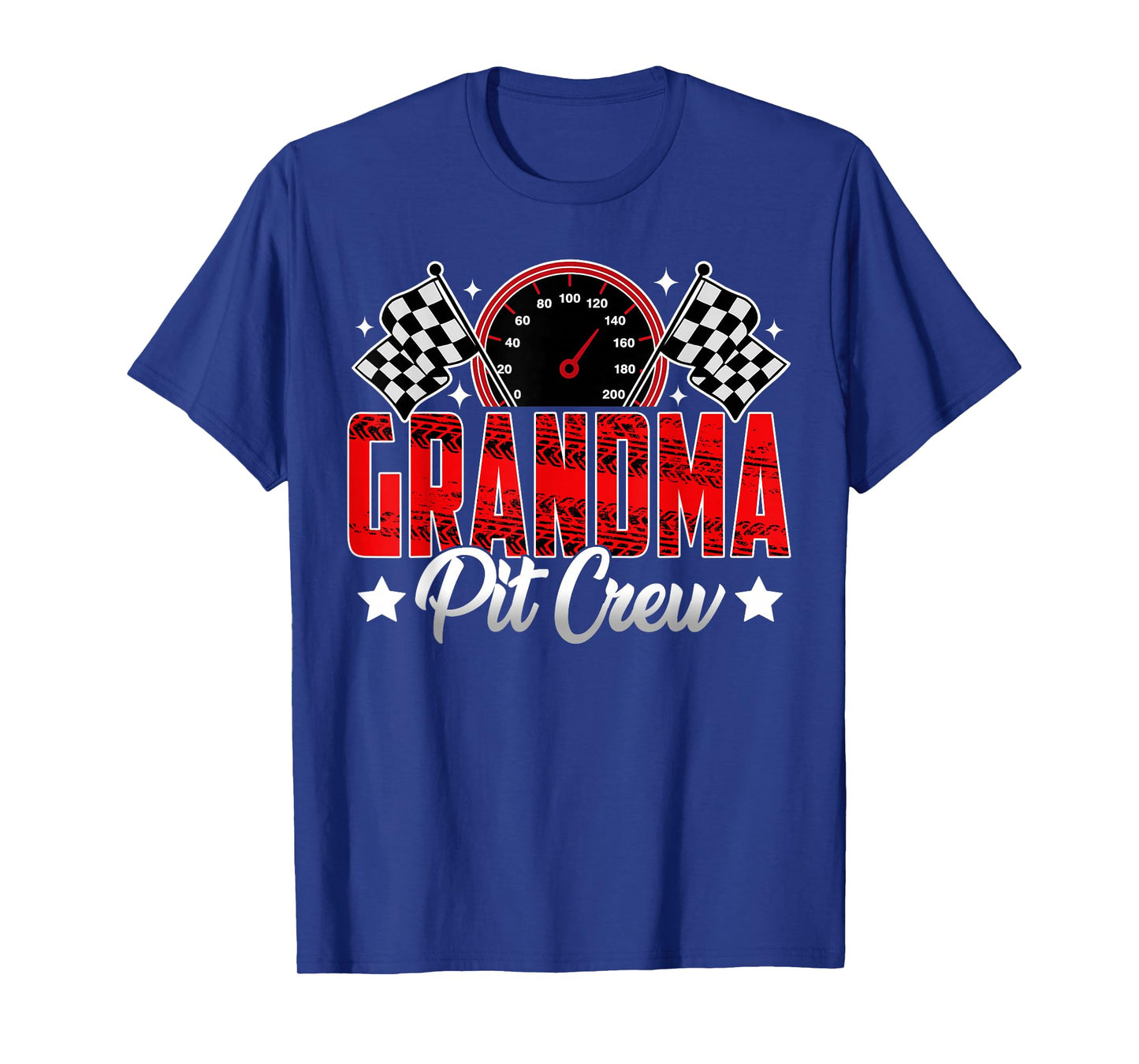 Race Car Birthday Party Racing Family Grandma Pit Crew T-Shirt