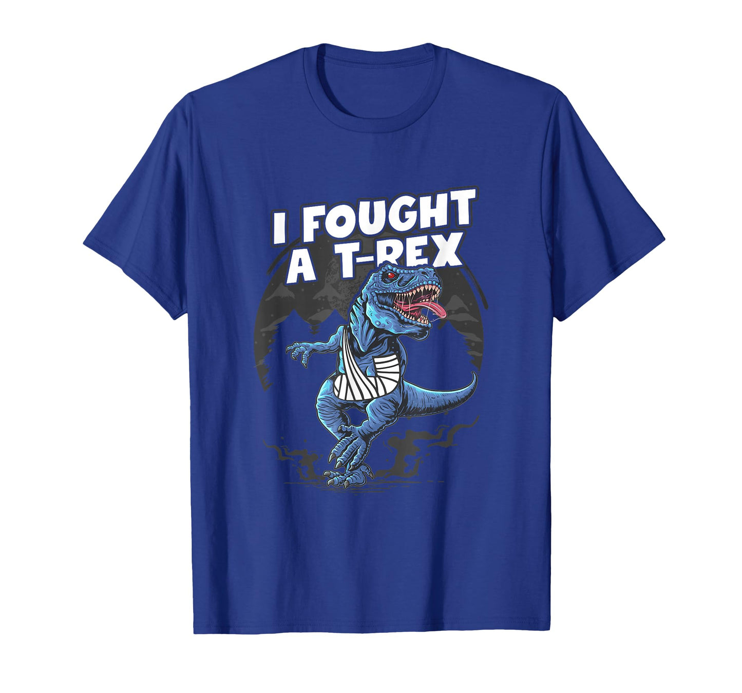Broken Arm Recovery Boys Dinosaur I Fought A T-Rex Injury T-Shirt