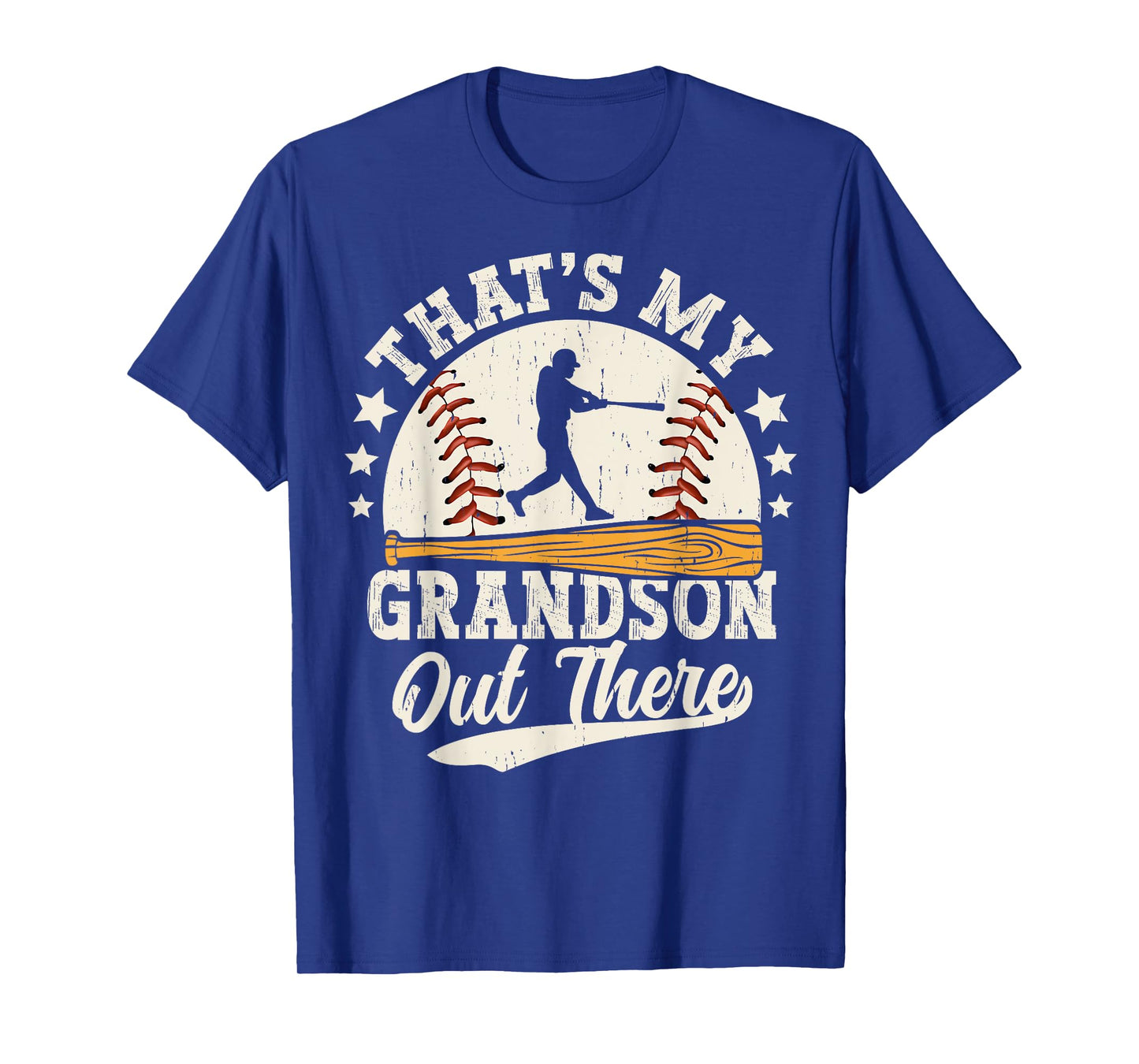Baseball Grandma Grandpa That's My Grandson Out There Sports T-Shirt