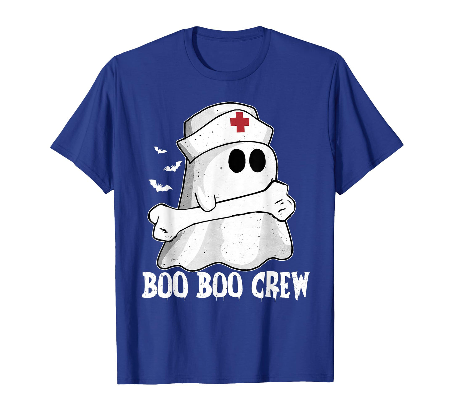 Funny Boo Crew Nurse Shirt Nurse Ghost Women Halloween T-Shirt