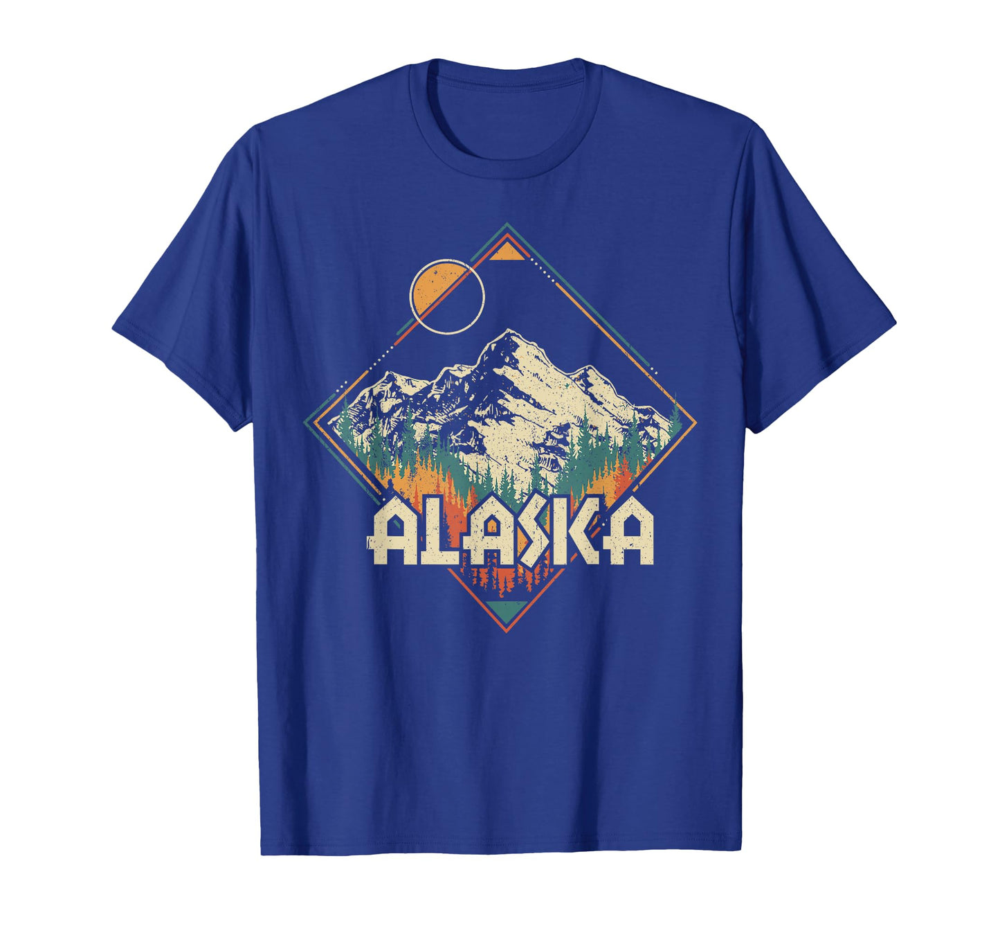 Retro Alaska Summer Trip Alaskan Vacation Souvenir Matching T-Shirt