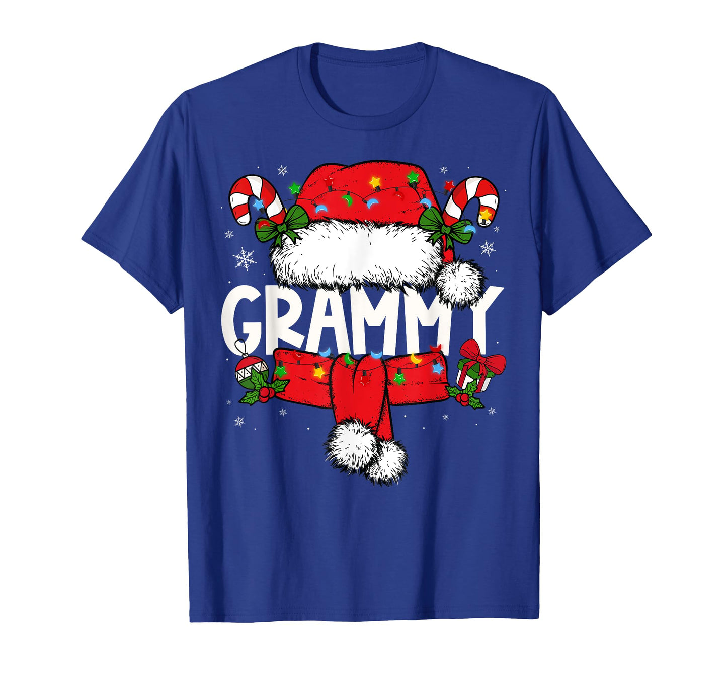Grammy Christmas Pajama Santa Claus Family Matching Grandma T-Shirt