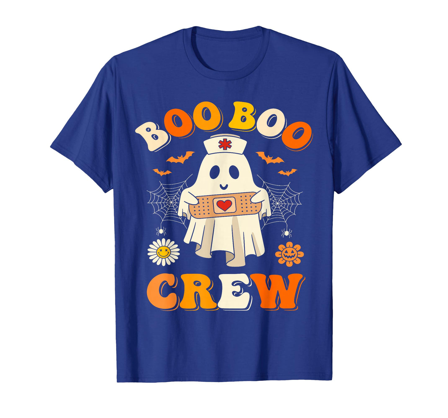 Boo Boo Crew Nurse Halloween Ghost Nurse Nursing Scrub Women T-Shirt