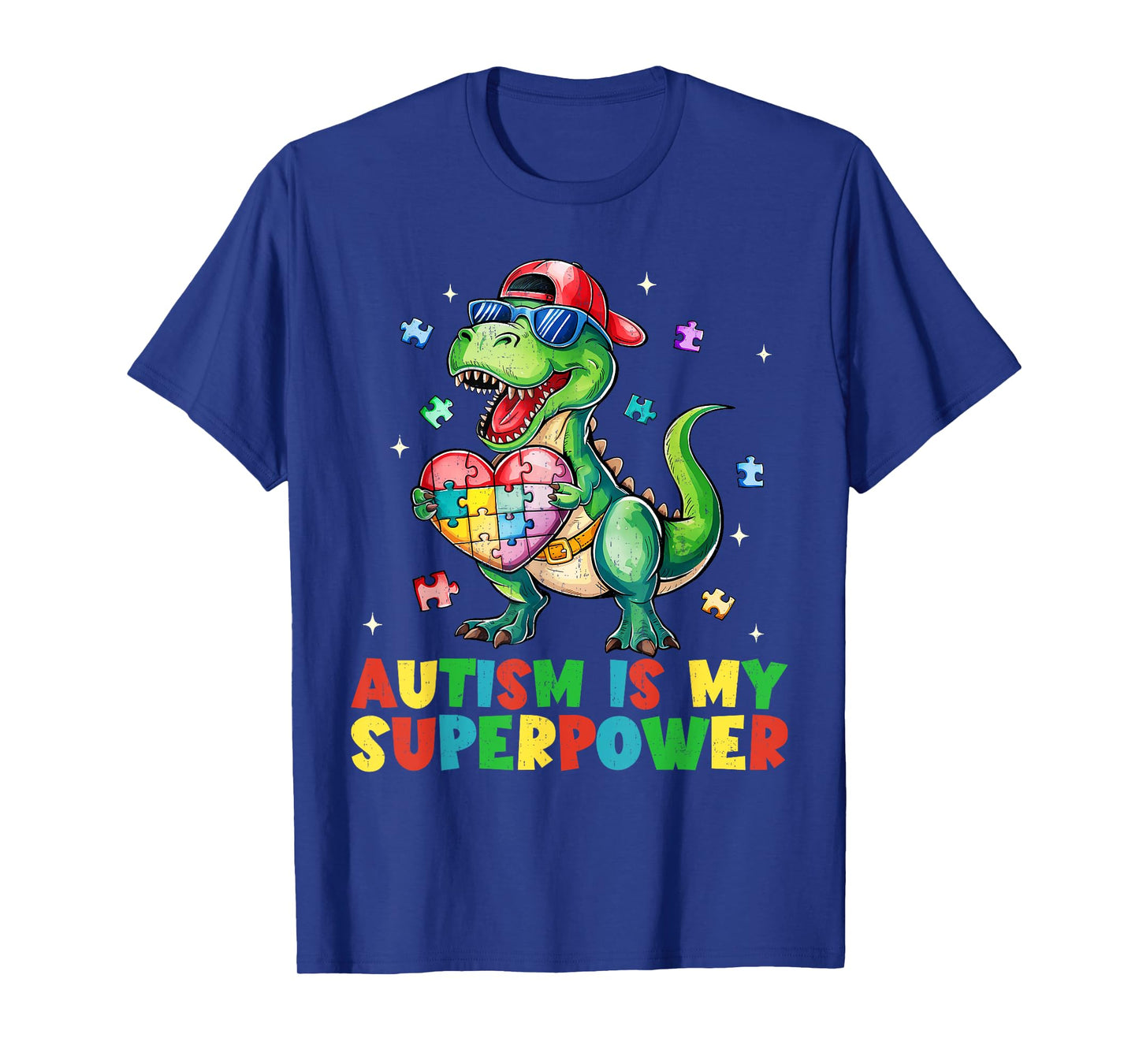 Autism Is My Superpower Funny Autism Awareness Kids Boys T-Shirt